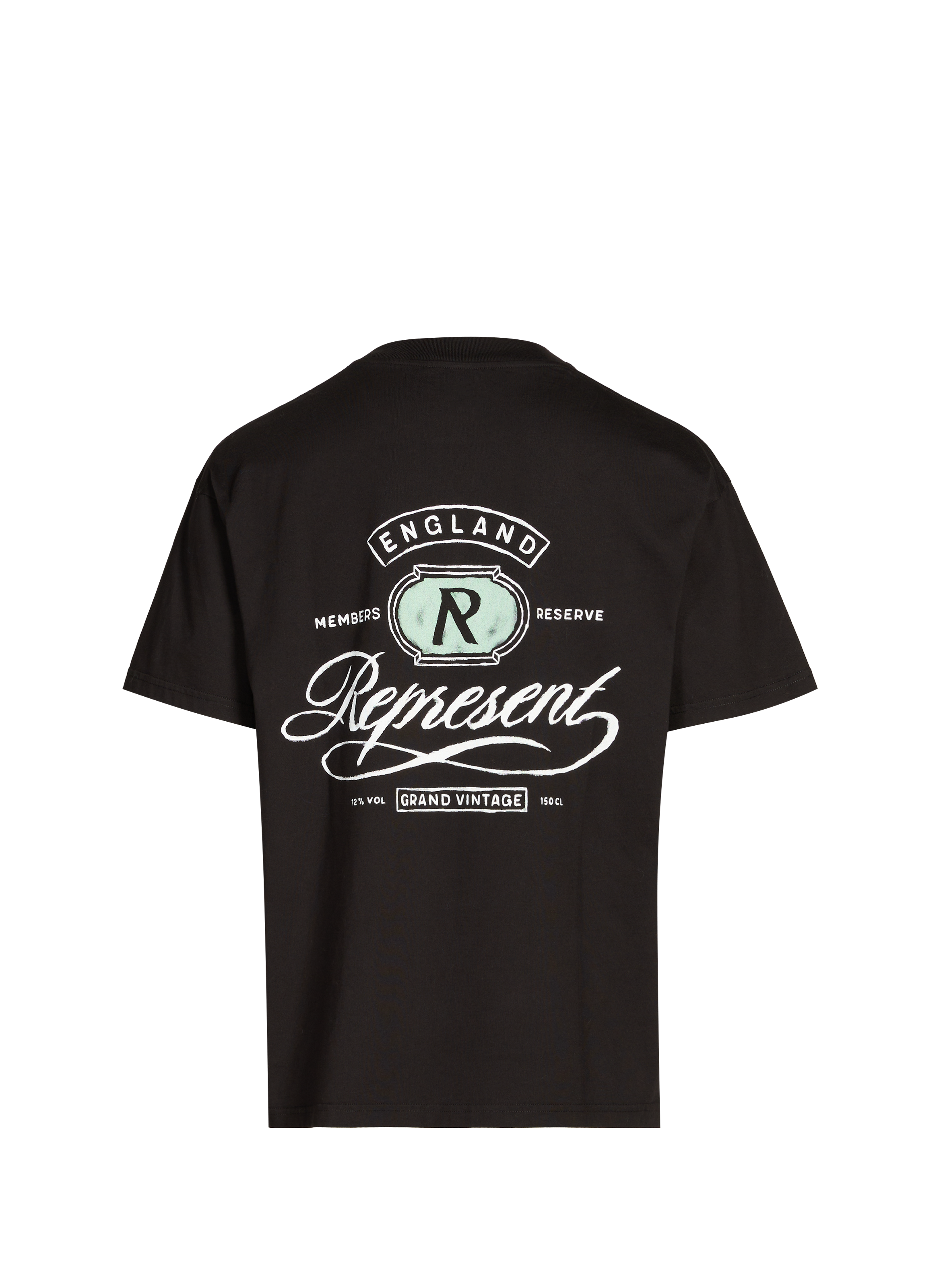 Biker-style cotton t-shirt REPRESENT Black