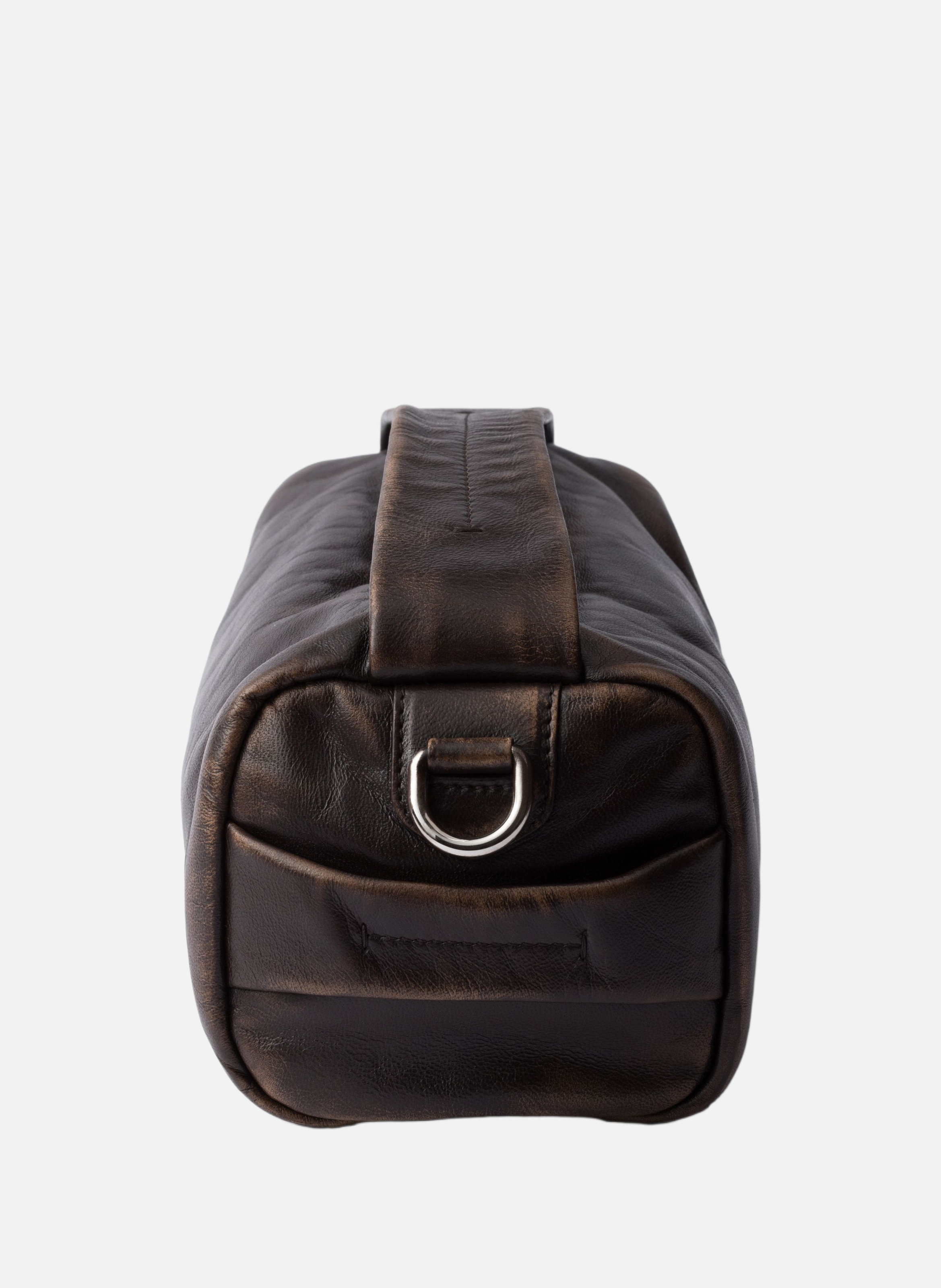 Sac à bandoulière en cuir nappa PRADA Marron