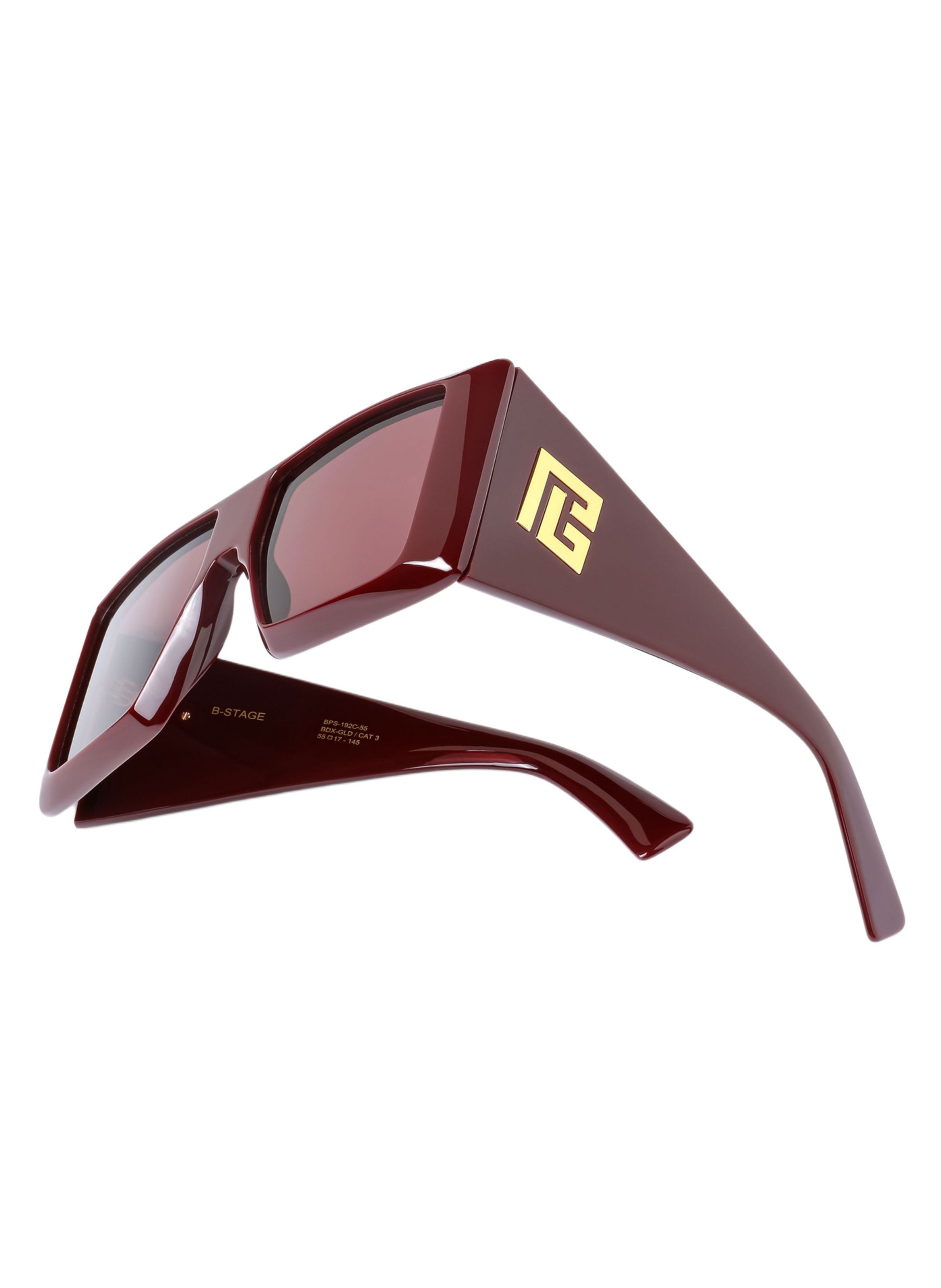 Lunettes de soleil b-stage BALMAIN Marron