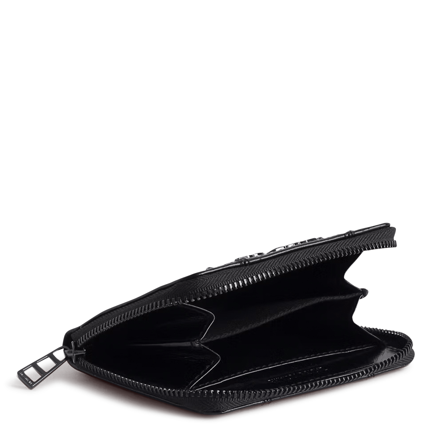 Portefeuille en cuir mini zv ZADIG&VOLTAIRE Noir