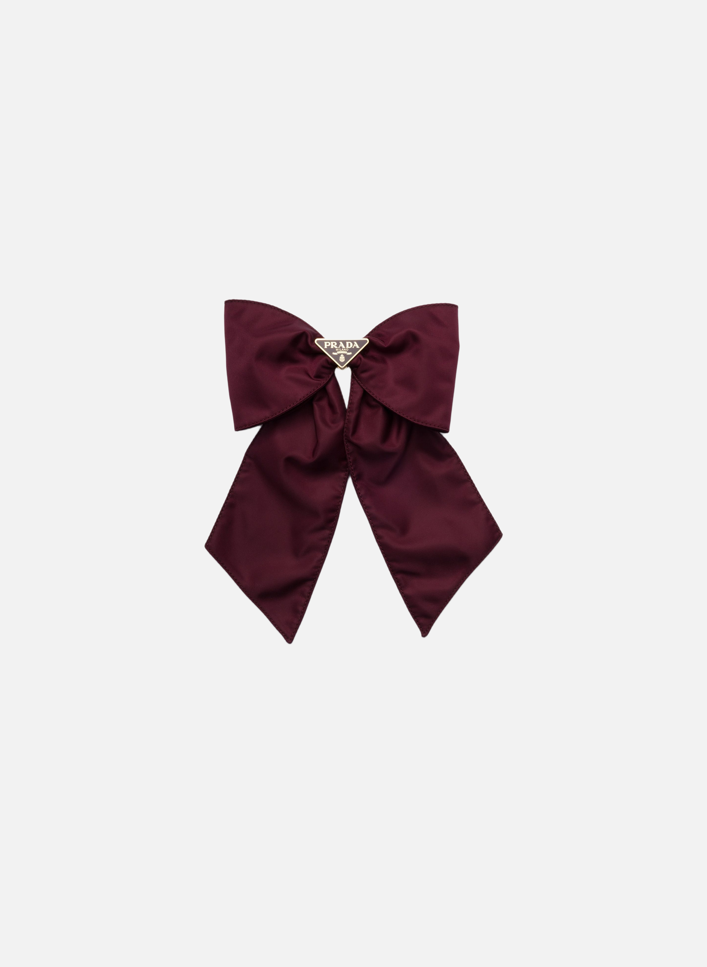 Barrette en re-nylon PRADA Rouge