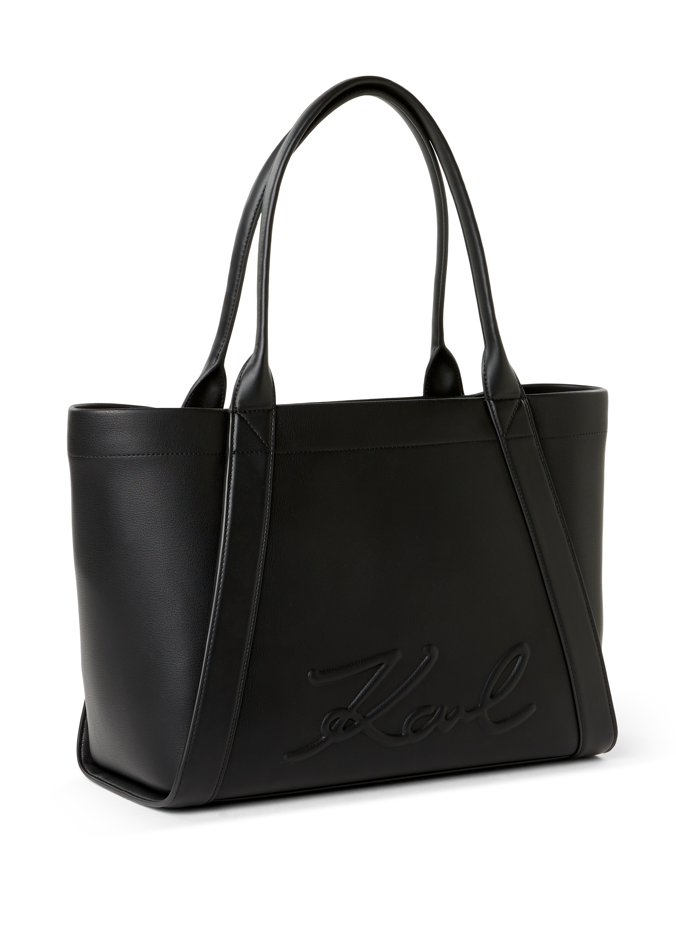 Solid color shoulder bag KARL LAGERFELD Black