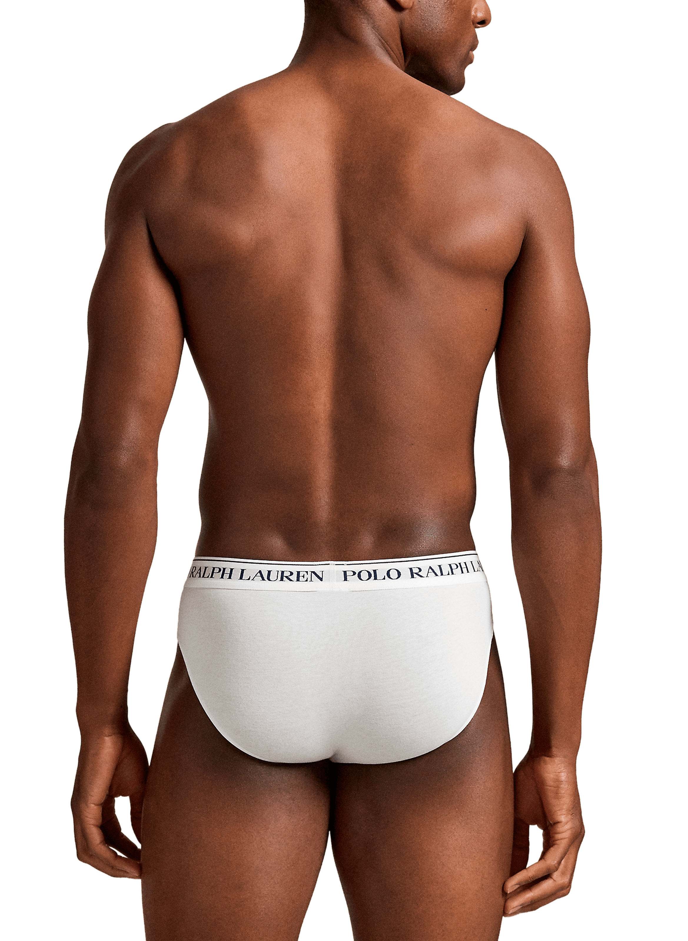 Lot de trois slips en coton Multicolore