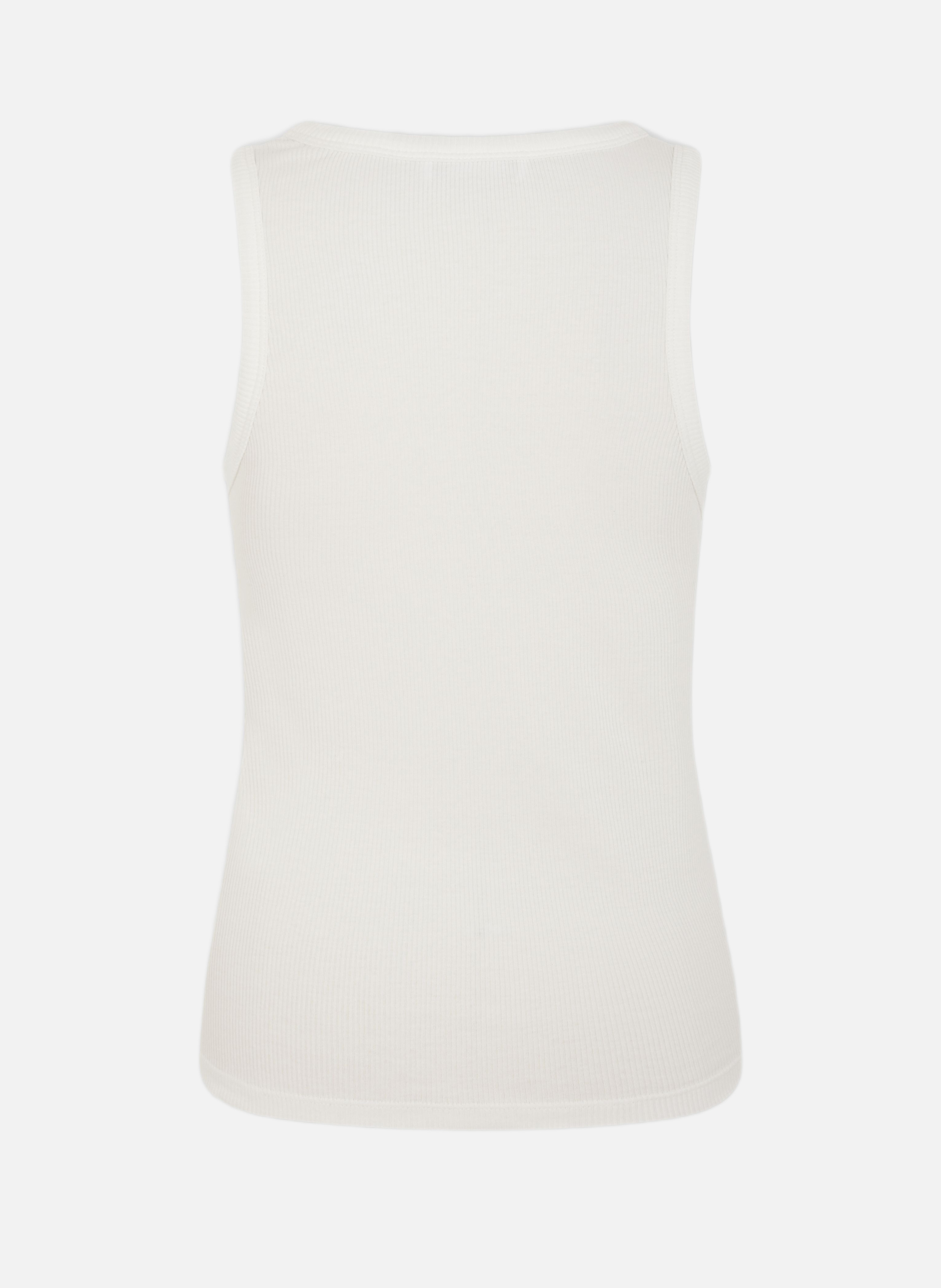 Débardeur à piercing RABANNE Blanc