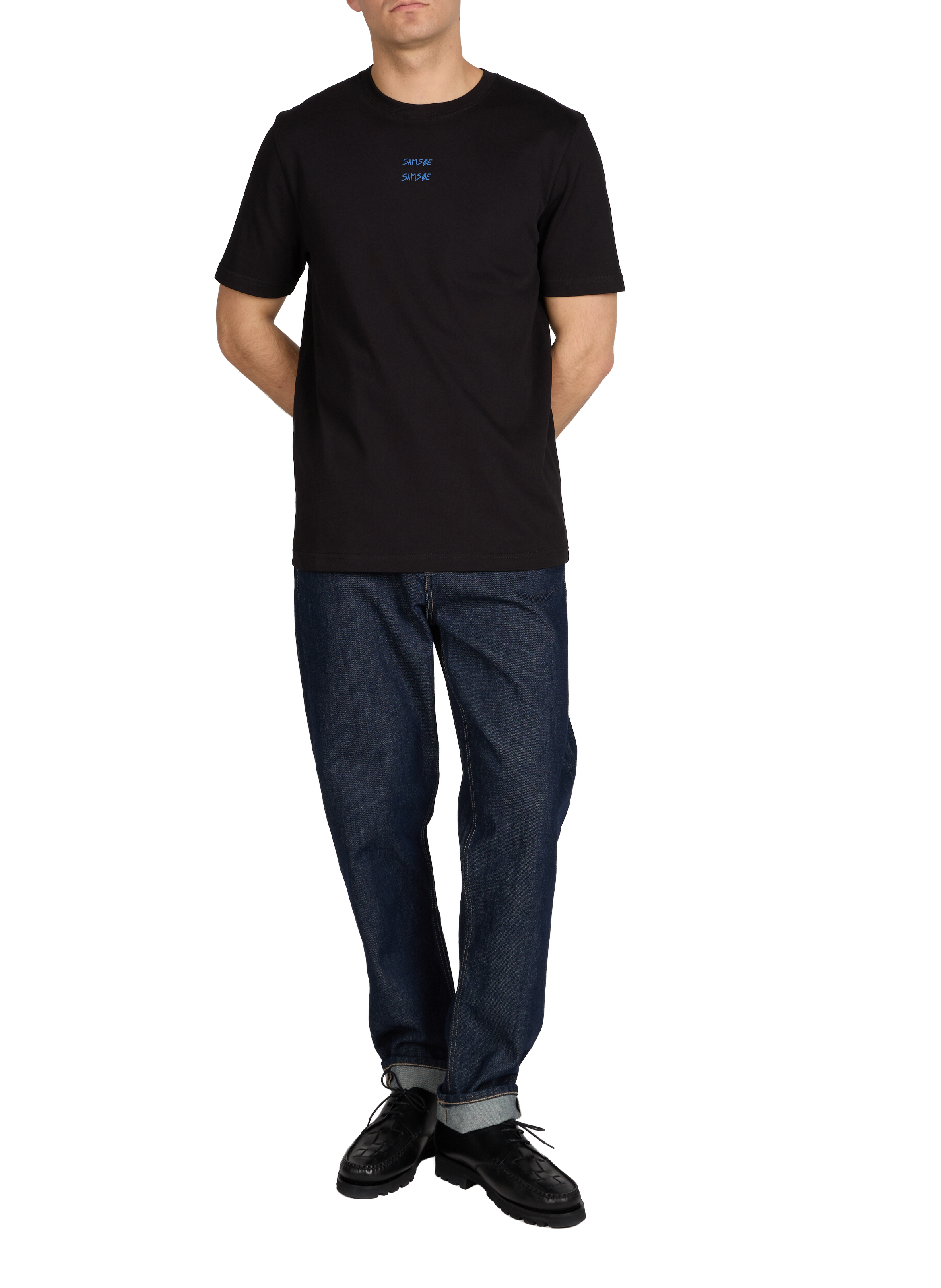 T-shirt Sacards en coton biologique SAMSOE SAMSOE Noir