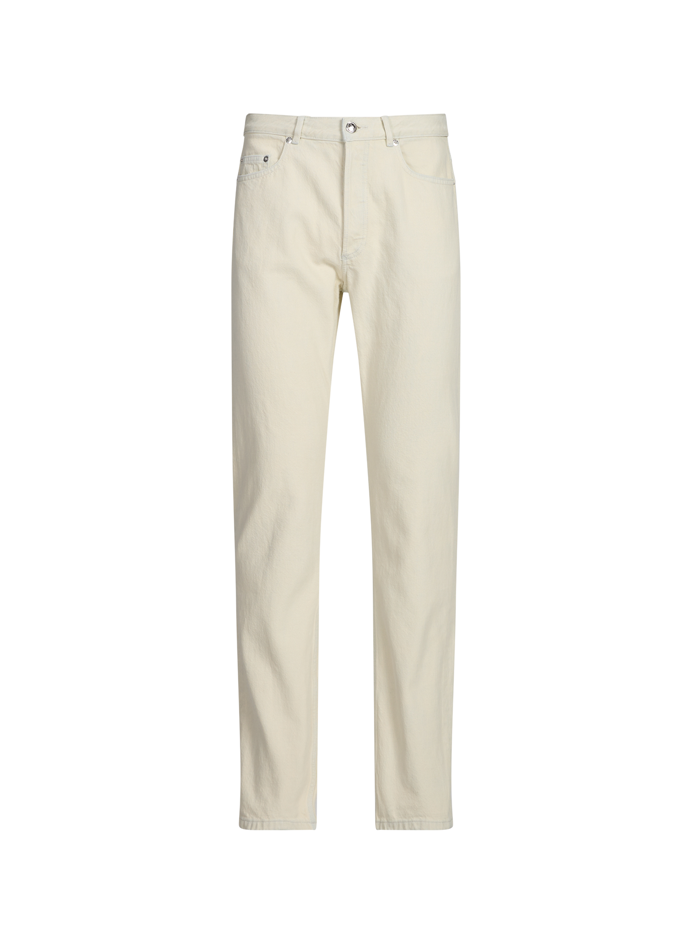 Wide-leg cotton jeans A.P.C. Beige