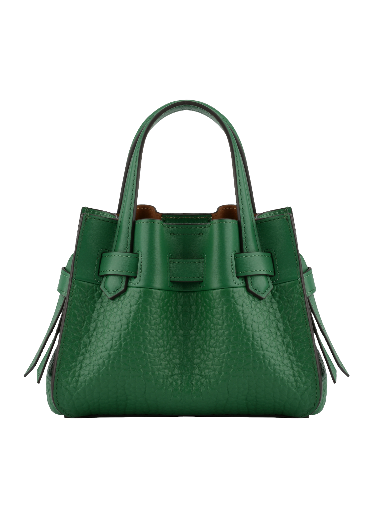 Blossom | Sac à main Nano en cuir de vachette POURCHET Vert