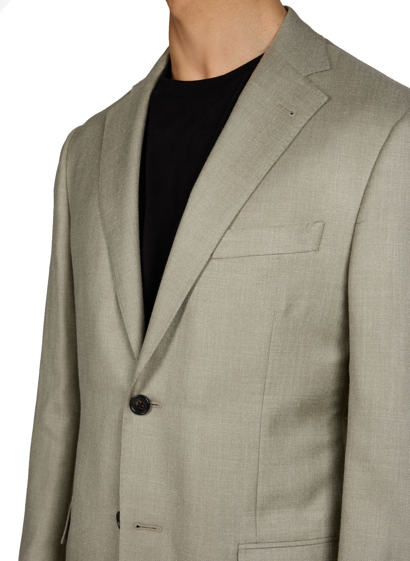 Blazer tweed en laine vierge, soie et lin CORNELIANI Beige