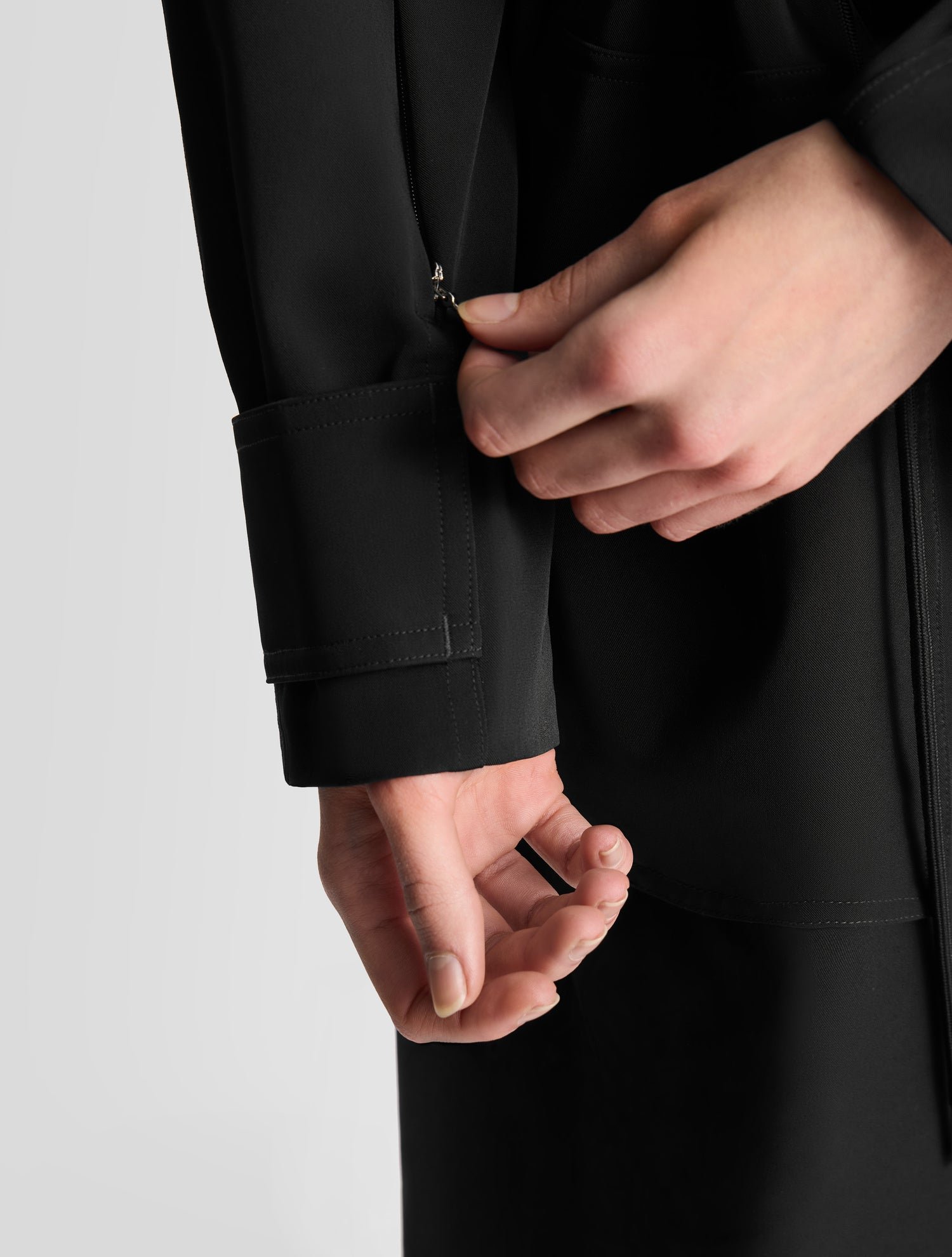 Parka melroo col capuche coupe ample FUSALP Noir