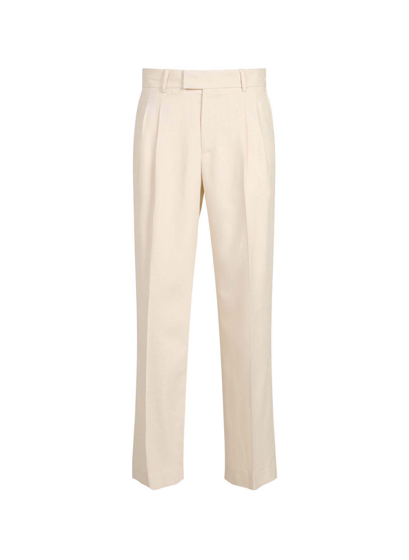Pantalon droit uni DROLE DE MONSIEUR Beige