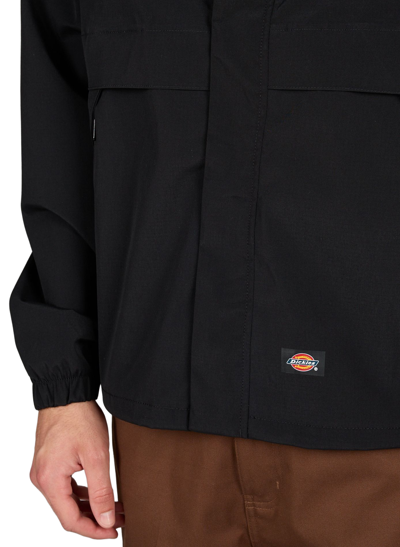 Hooded cotton-blend jacket  DICKIES Black