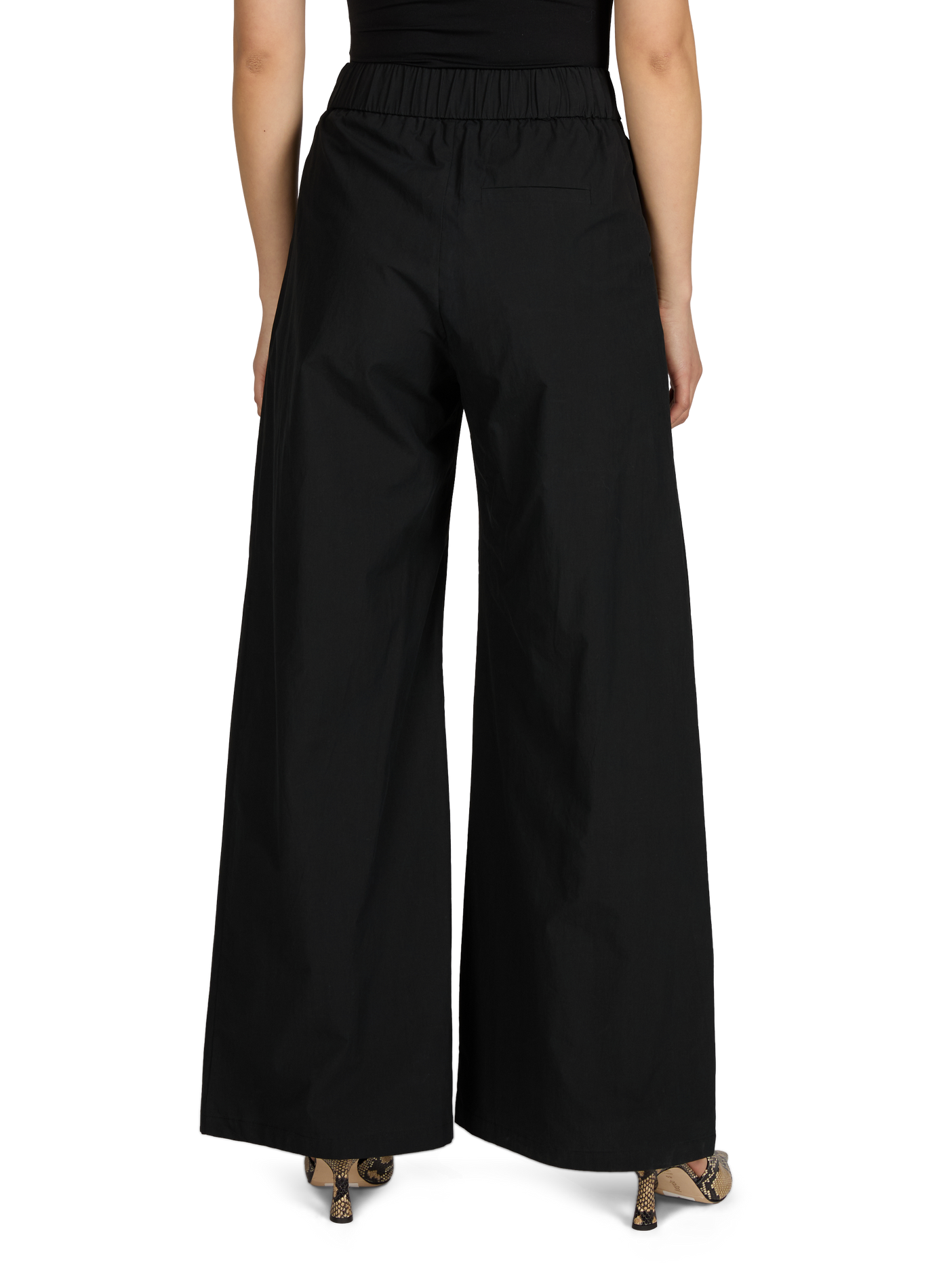 Bootcut cotton Jet trousers SUNCOO Black