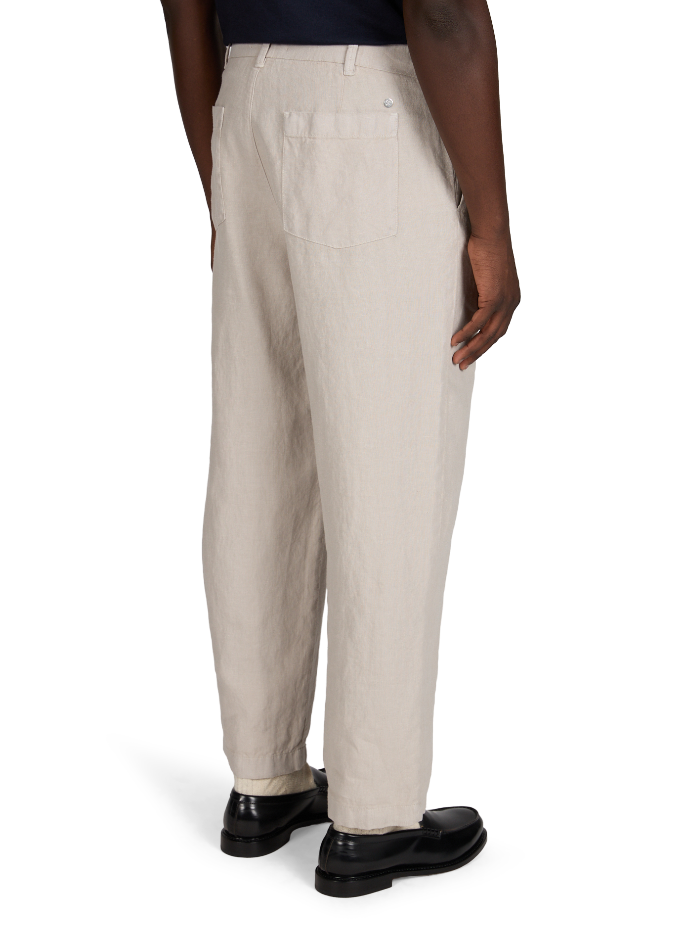 Pantalon droit Blomberg en lin CLOSED Gris