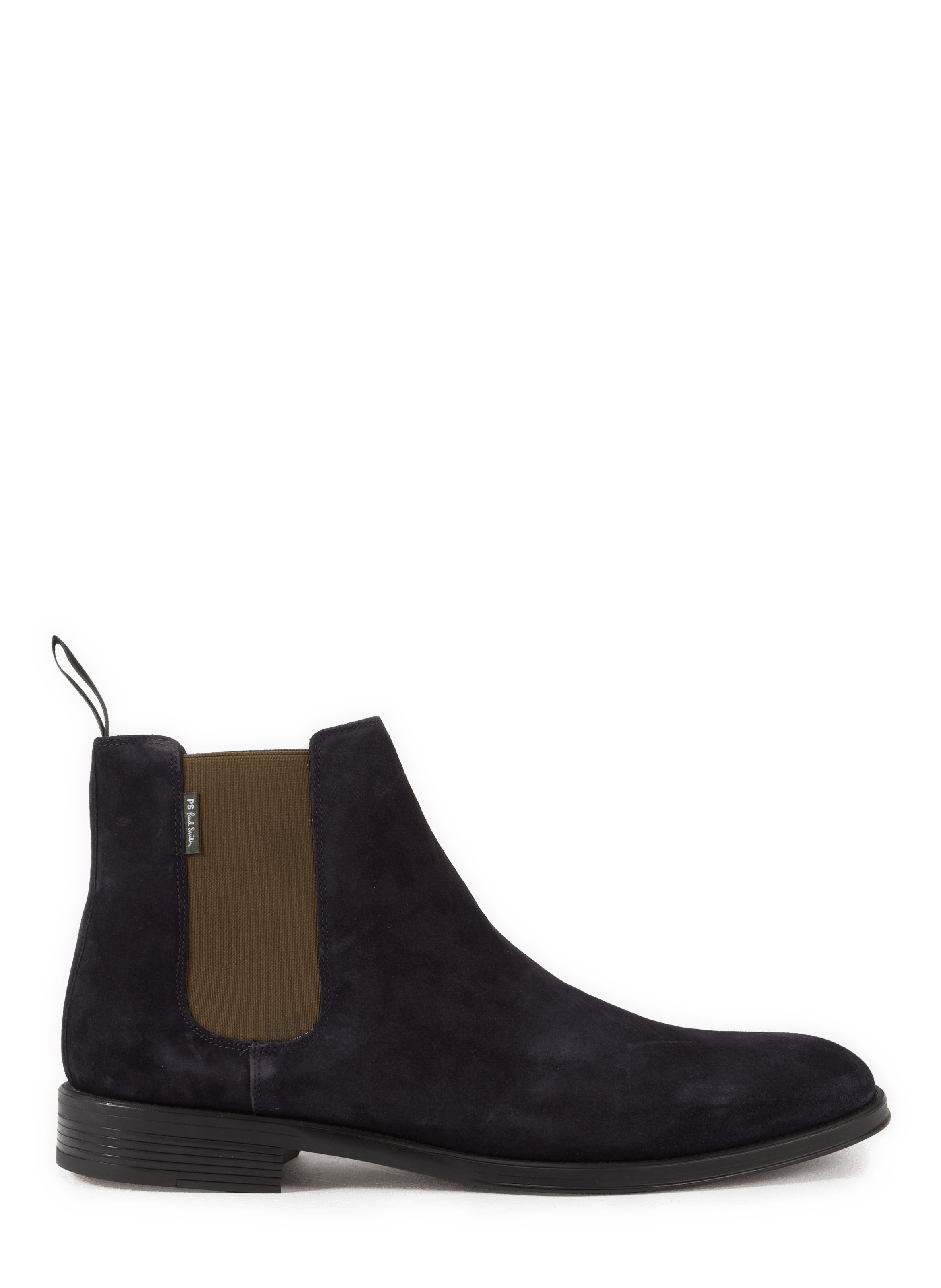 Mixed leather ankle boots PAUL SMITH Blue
