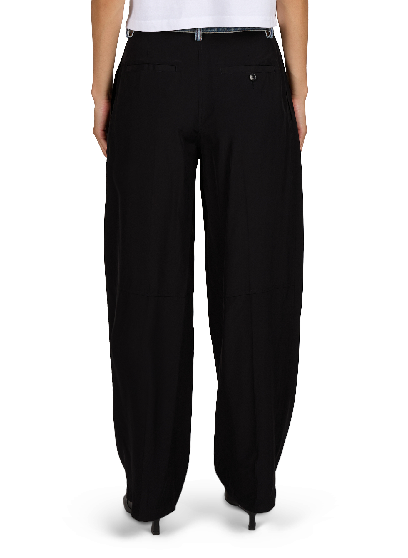 Wide-leg trousers ALEXANDER WANG Black