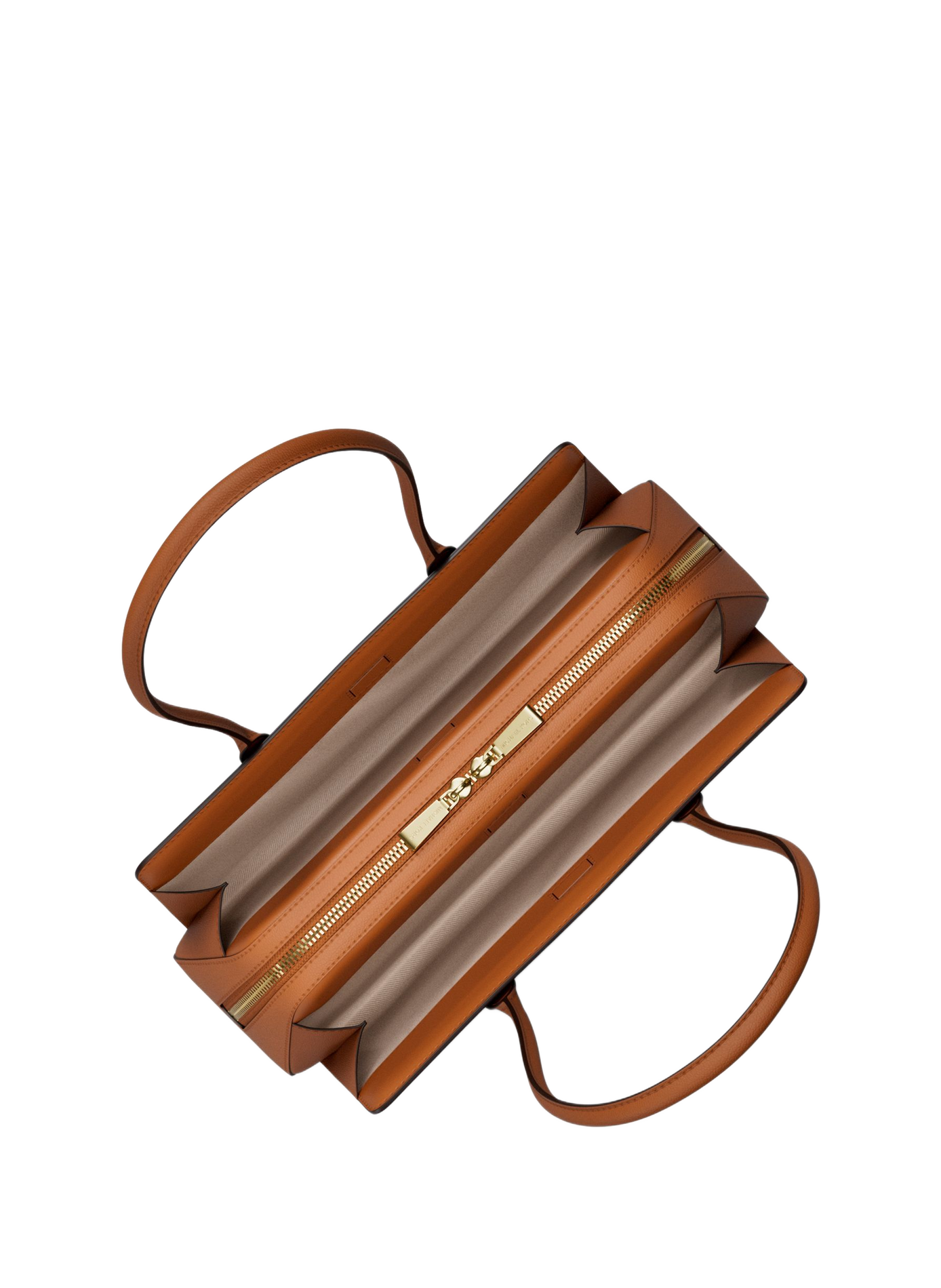Monogram Baguette Bag MICHAEL KORS Brown