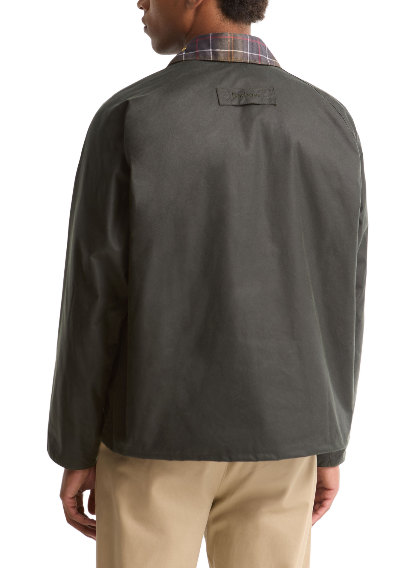 Parka col classique en coton BARBOUR Vert