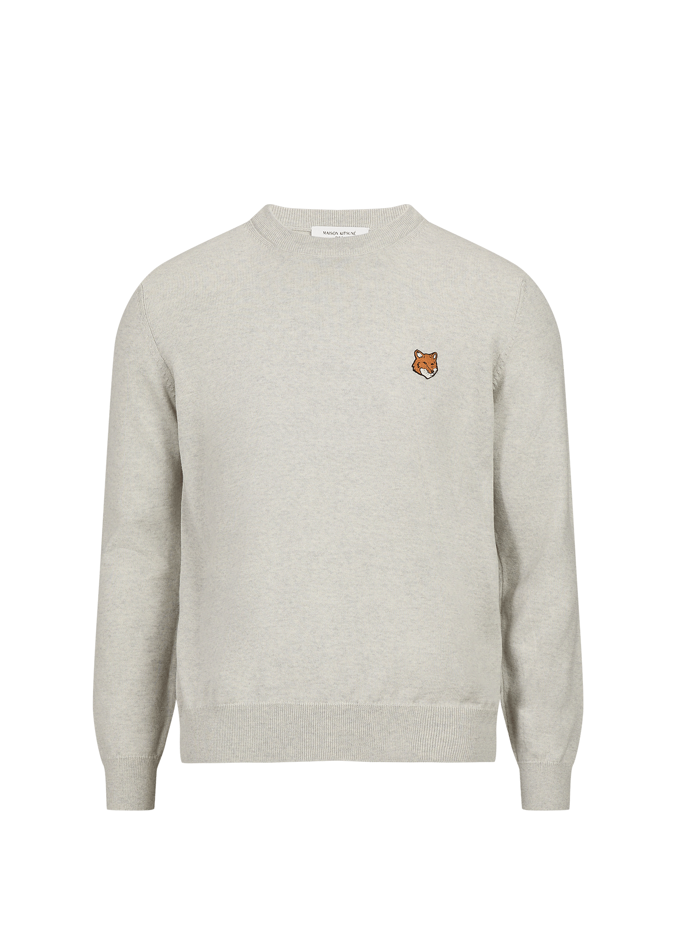 Fox Regular Merino Wool Sweater MAISON KITSUNÉ Grey