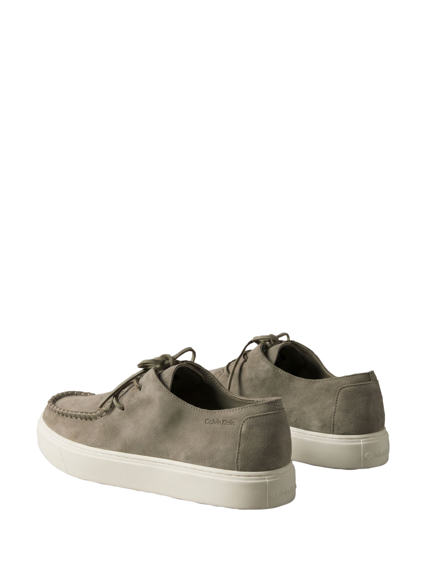 Bootsschuhe aus Wildleder-Leder CALVIN KLEIN Beige