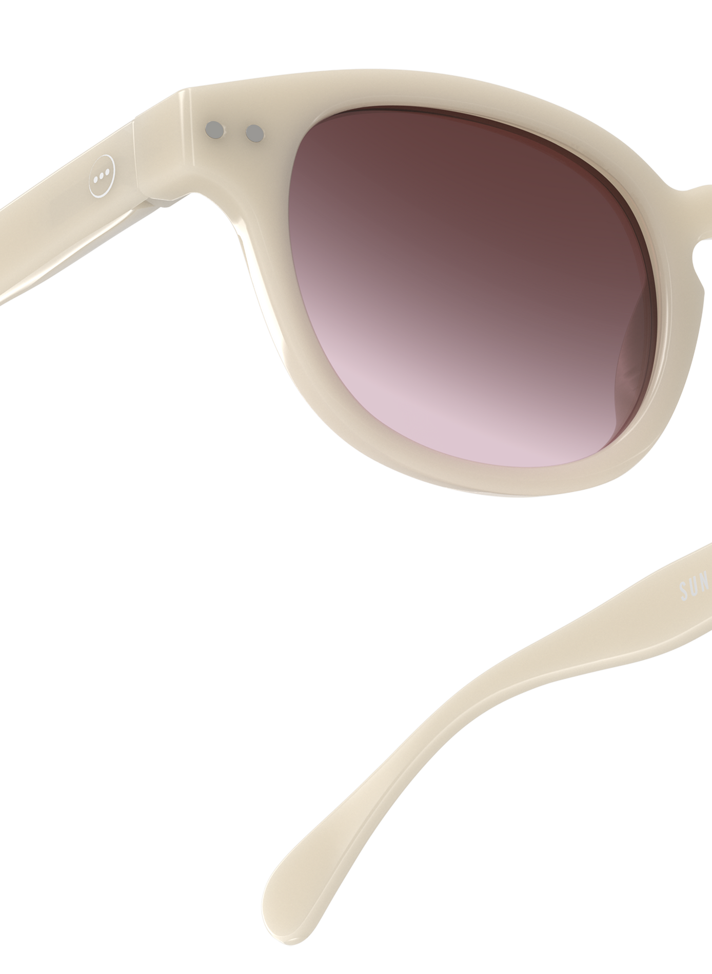 Sunglasses with smoked lenses IZIPIZI Beige