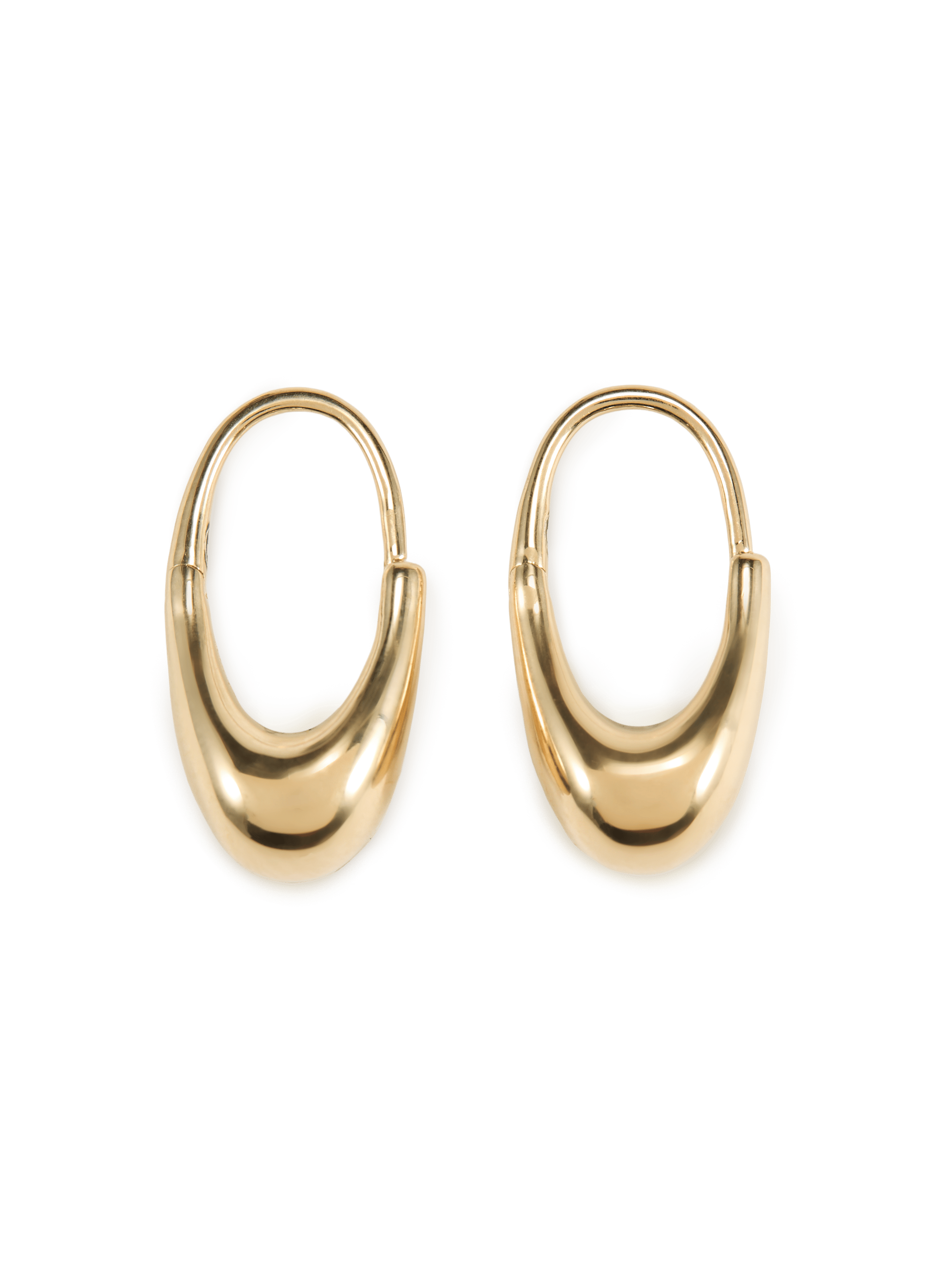 Silver earrings OTIUMBERG Golden