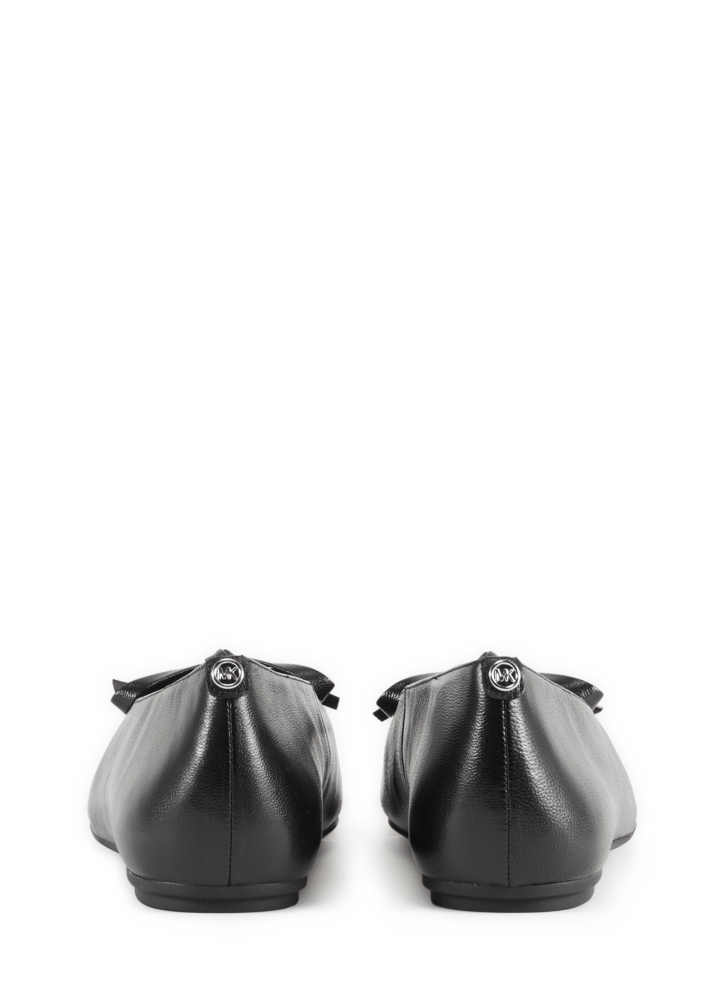 Leather bow ballet flats MICHAEL KORS Black