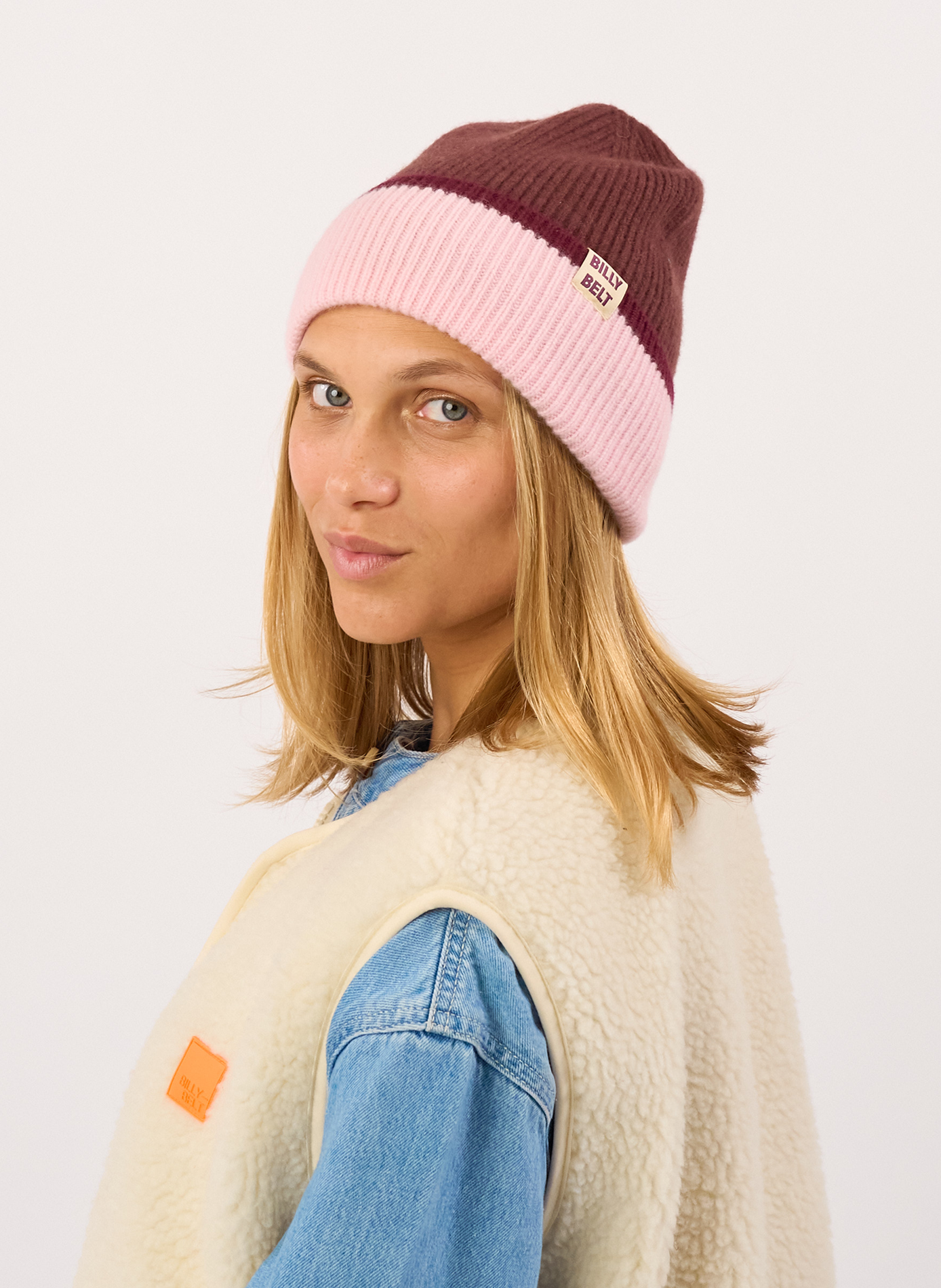 Bonnet en laine BILLYBELT Marron