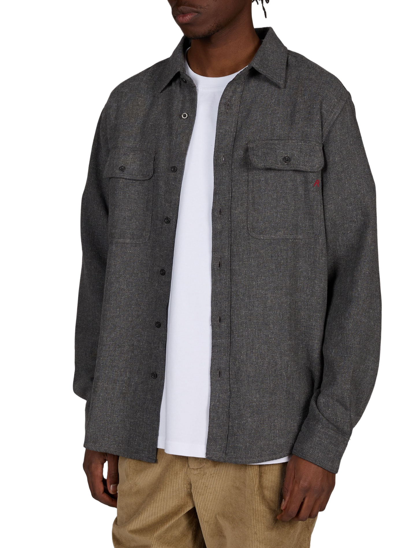 Straight cotton shirt REPLAY Beige