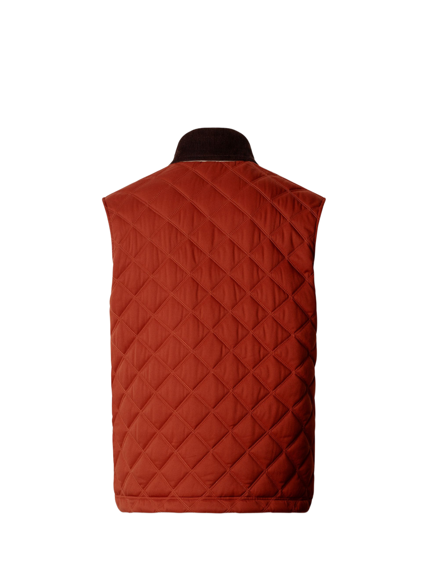 Veste matelassée droite zippée FACONNABLE Brown