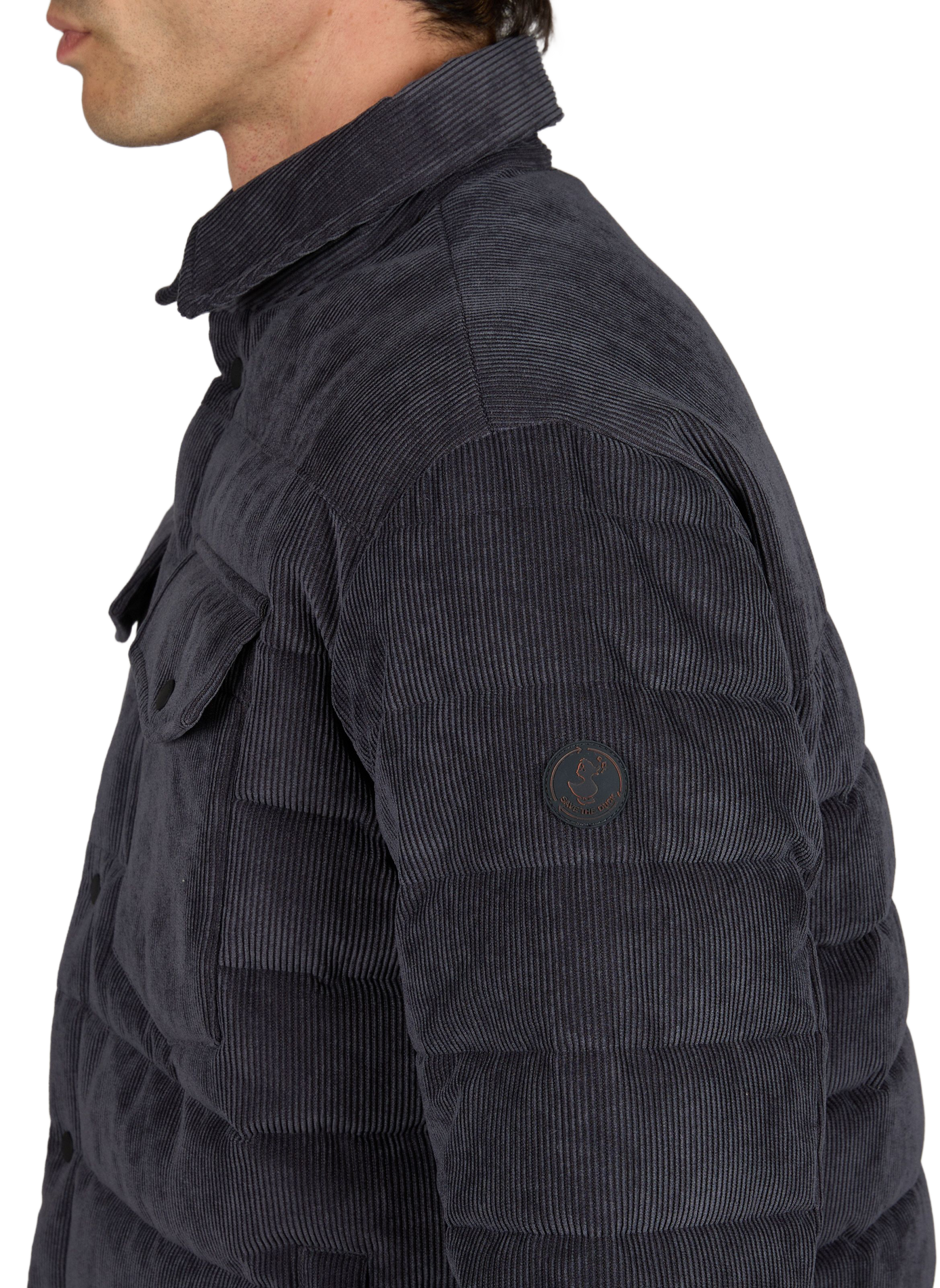 Blouson Jens dritto a coste SAVE THE DUCK Blu