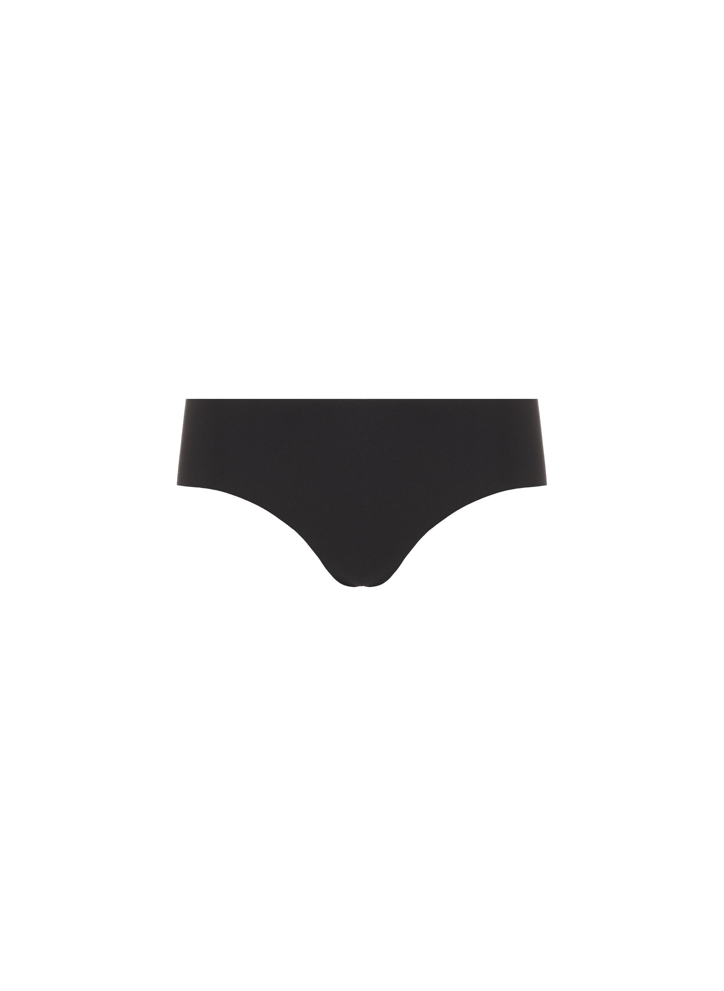 ORGANIC BASICS Pack of two Cheeky invisible thongs Black