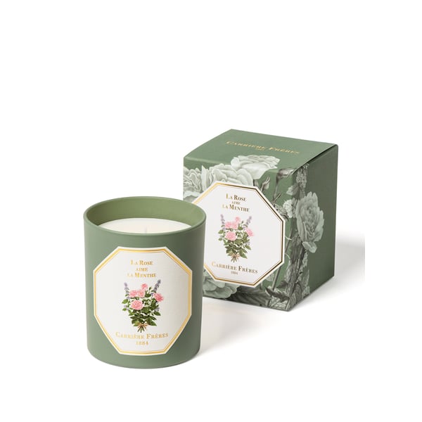 Bougie Parfumée La Rose Aime La Menthe