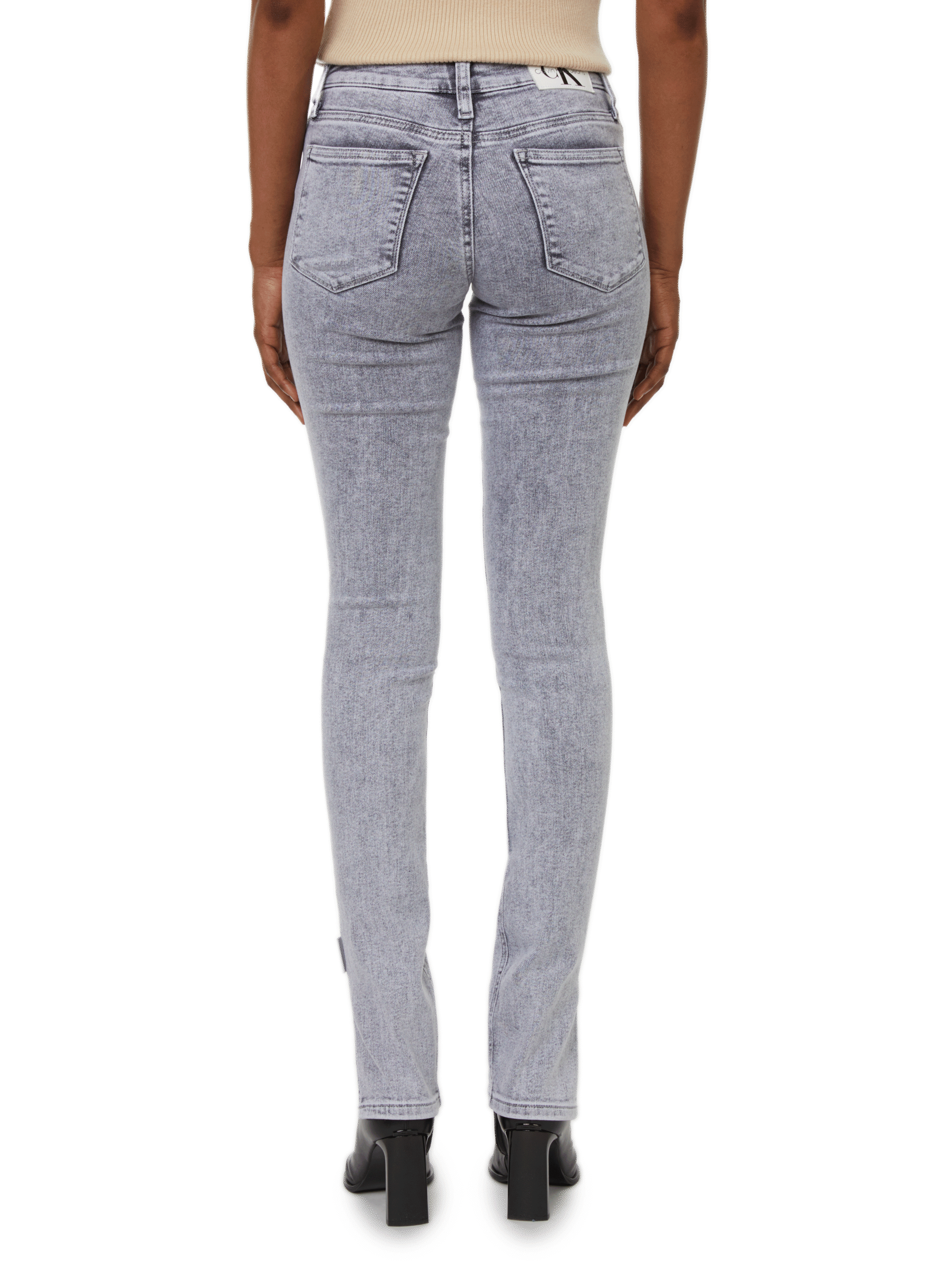 Jean skinny en coton recyclé mélangé CALVIN KLEIN Gris