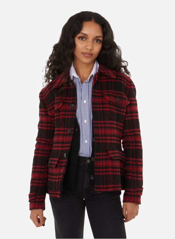 Ralph lauren 2025 women's plaid jacket