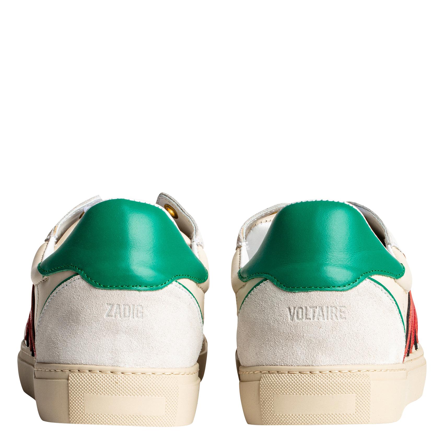 Baskets basses en cuir zv1747 ZADIG&VOLTAIRE Blanc