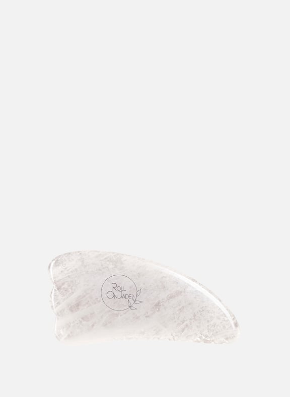 Body Slim Quartz Crystal Gua Sha by ROLL ON JADE ROLL ON JADE Body Slim Quartz Crystal Gua Sha