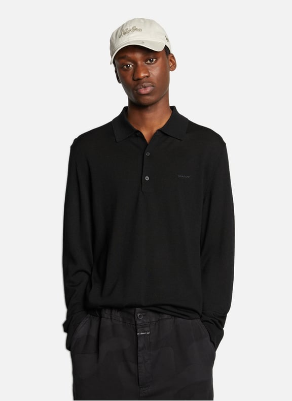 Pull en laine merinos Noir by GANT GANT Pull en laine merinos Noir