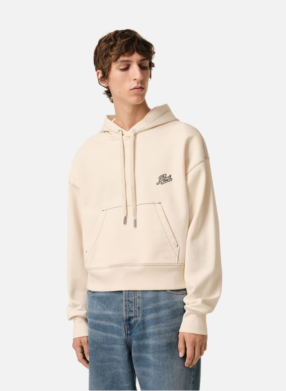 Hoodie signature ami Blanc by AMI PARIS AMI PARIS Hoodie signature ami Blanc