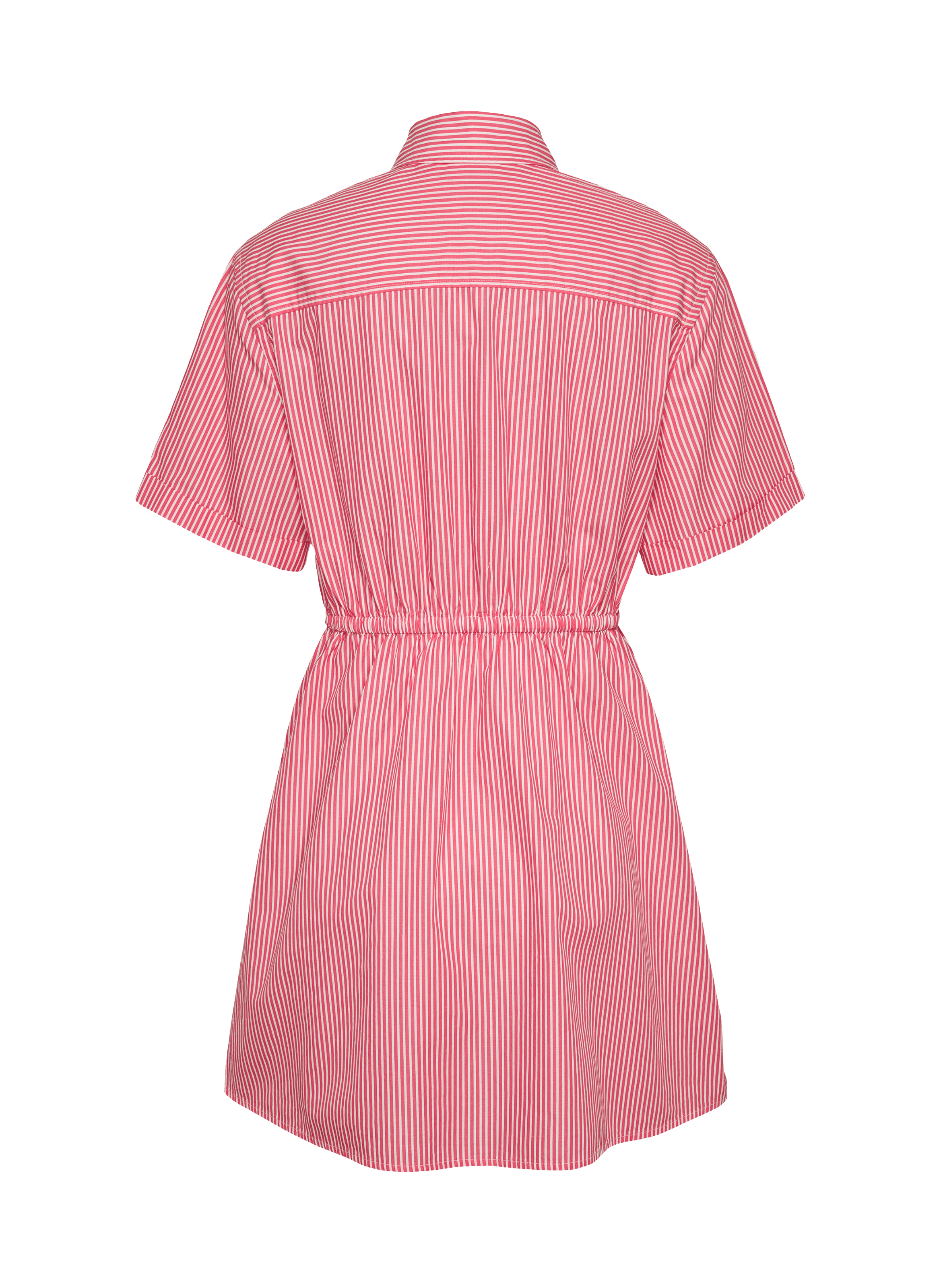 Robe chemise à rayures  TOMMY HILFIGER Rose