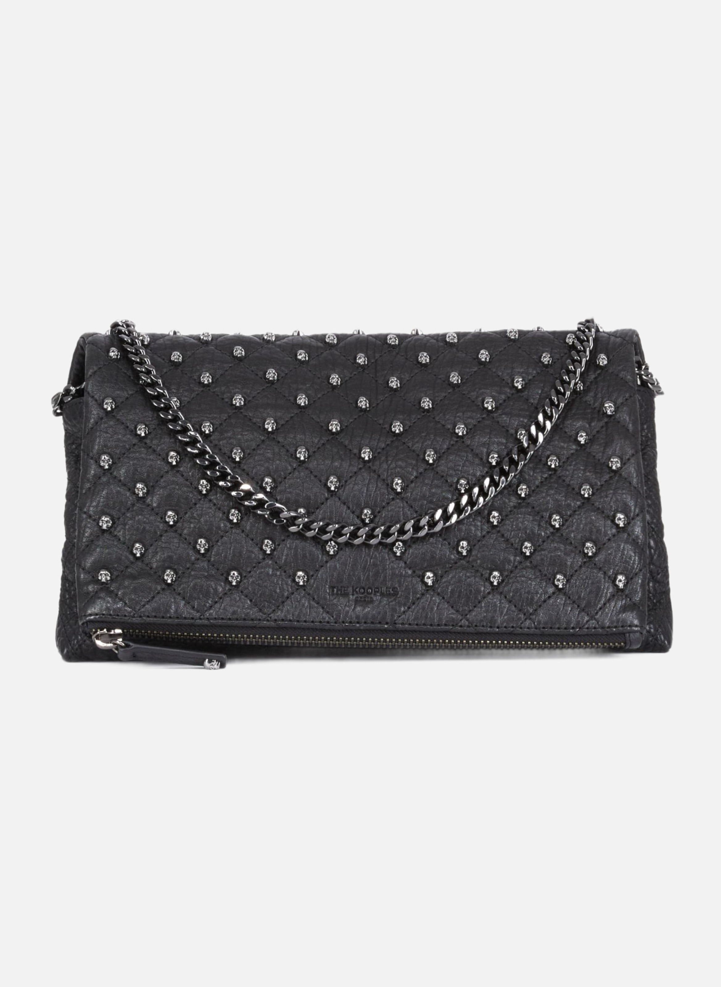 Pochette héritage medium en cuir THE KOOPLES Noir
