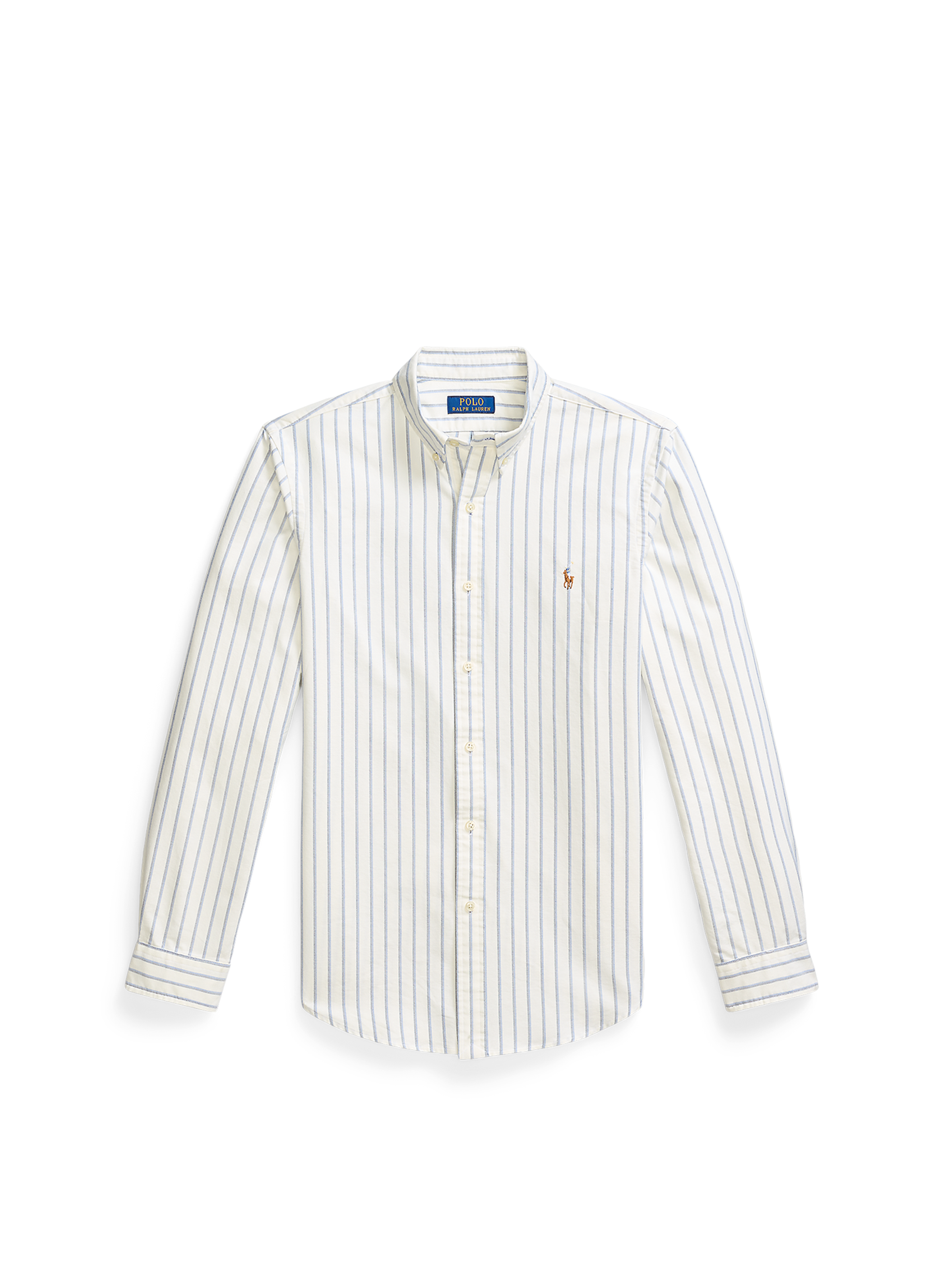 Slim striped cotton shirt POLO RALPH LAUREN White