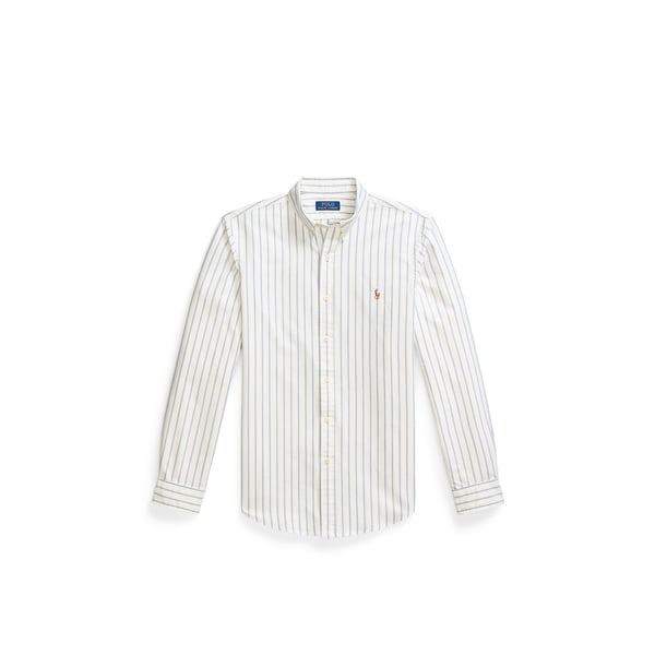 Chemise slim rayées en coton Chemise slim rayées en coton