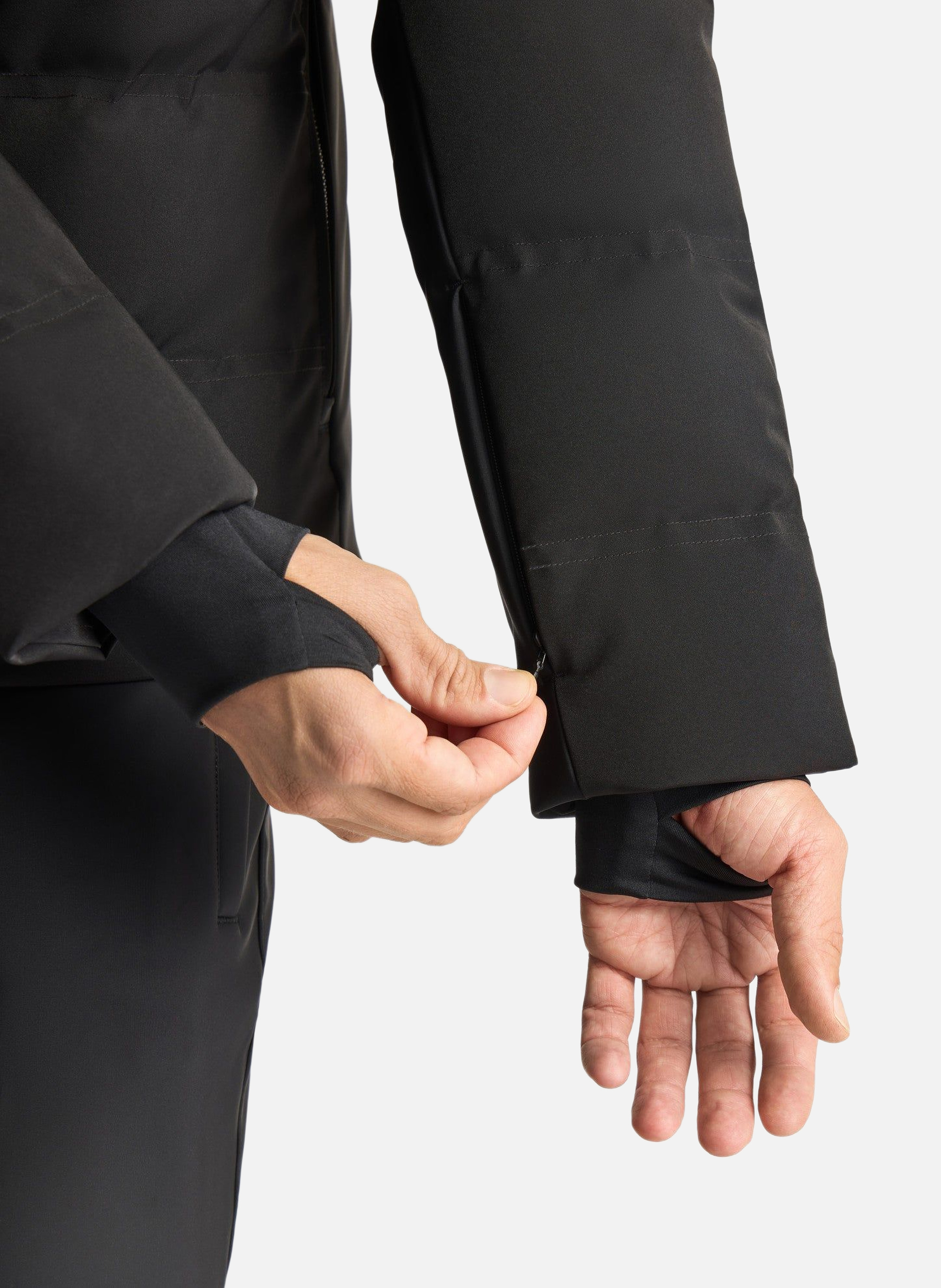 Veste de ski berlioz col montant coupe regular FUSALP Noir