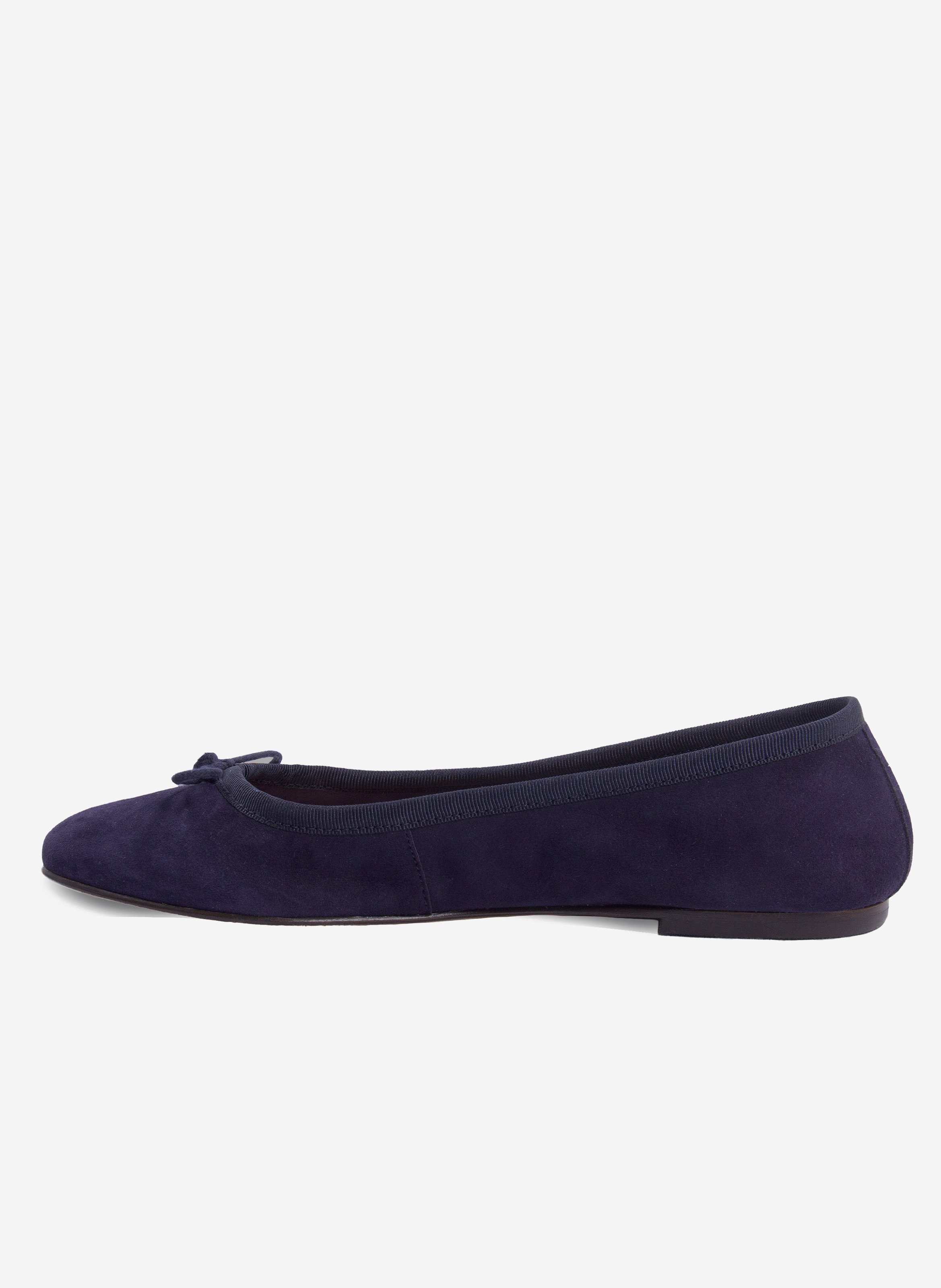 Ballerines classiques cuir daim JULES & JENN Bleu