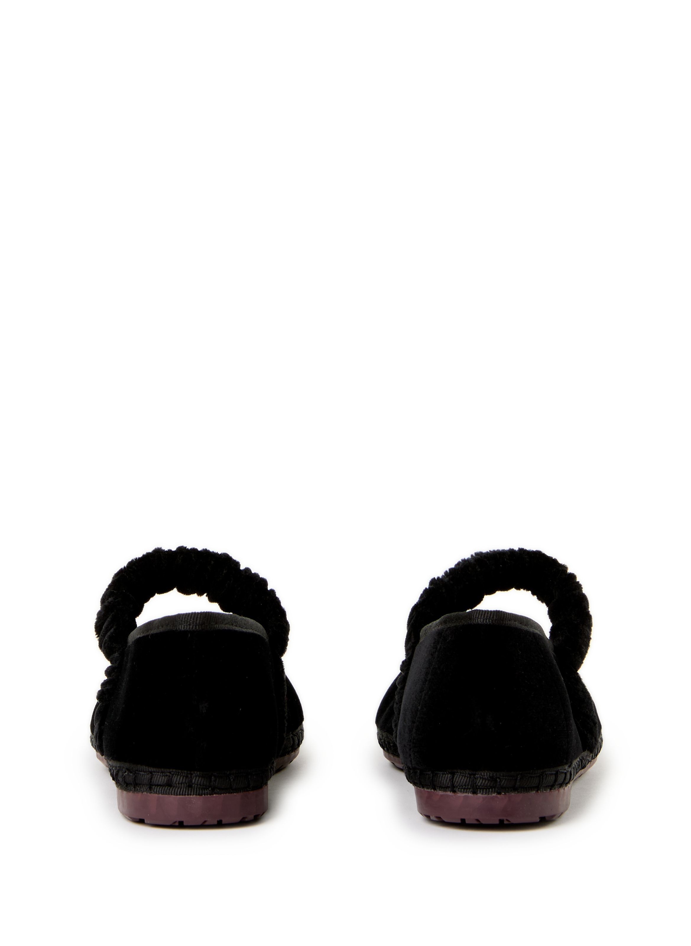 Ballerines en coton mélangé FLABELUS Noir