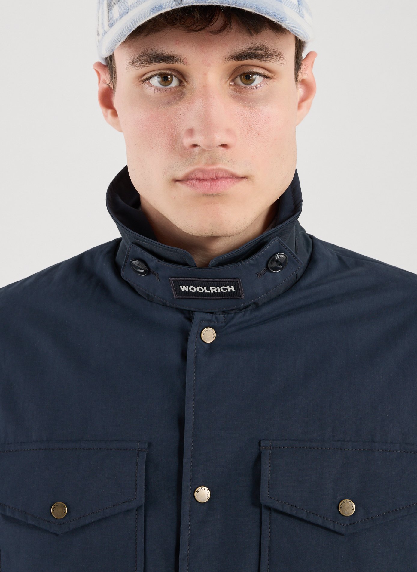 Surchemise droite col classique WOOLRICH Bleu