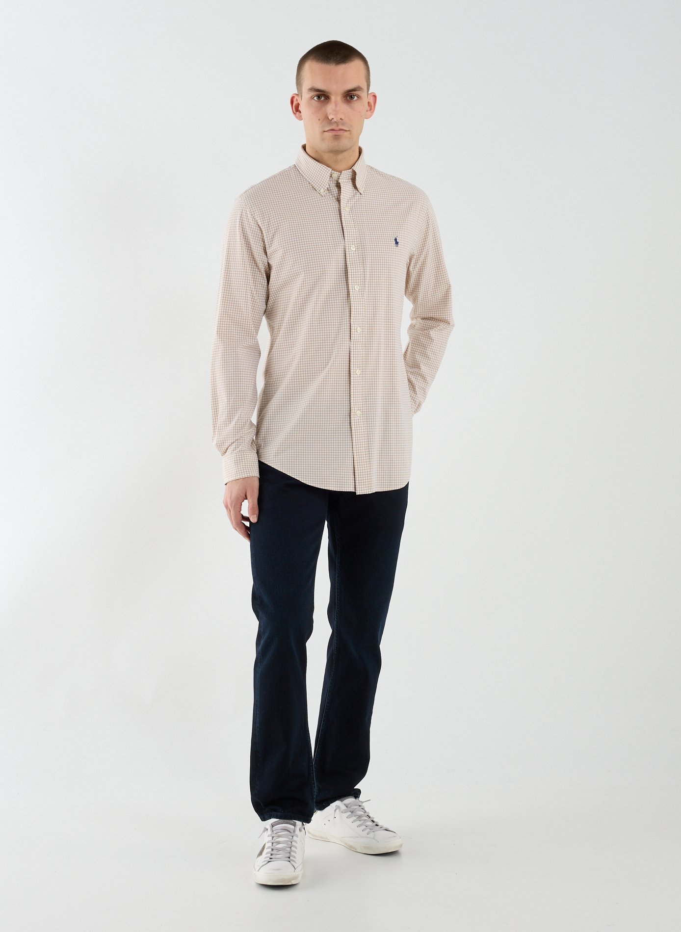Check cotton Shirt POLO RALPH LAUREN Khaki