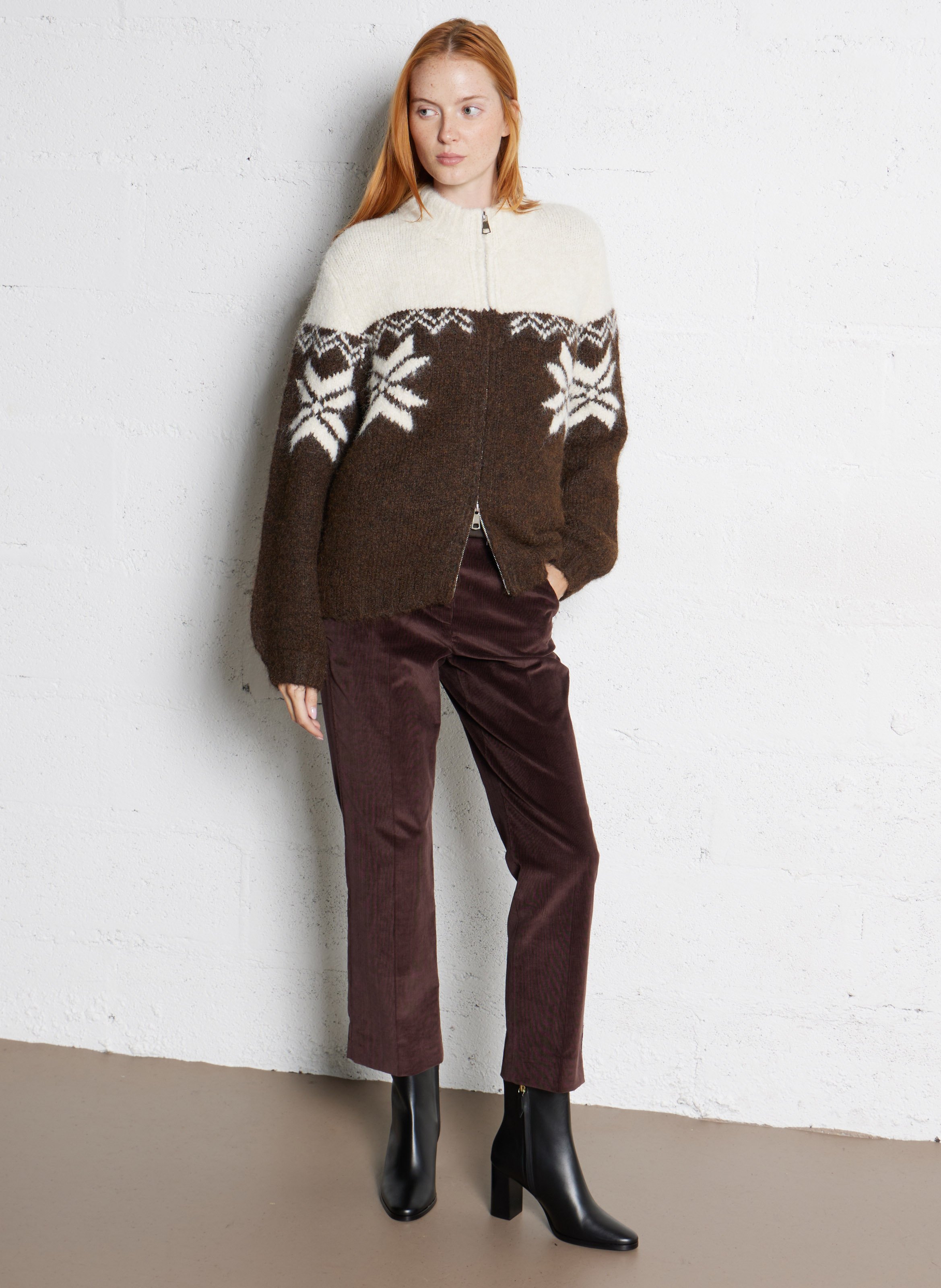 Bottines à talons en cuir n°822 RIVECOUR Noir