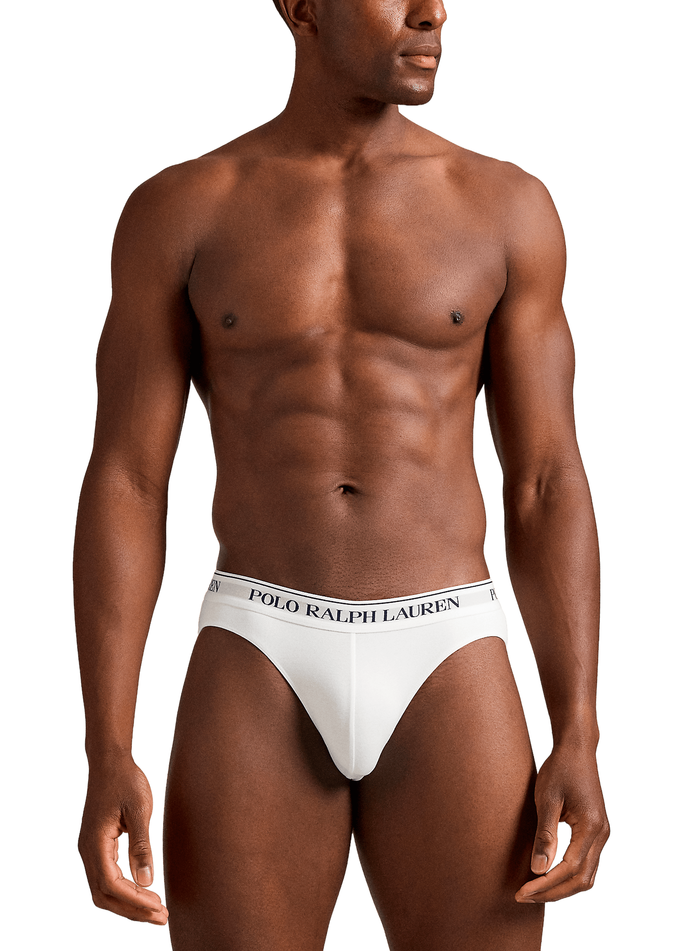 Lot de trois slips en coton Multicolore