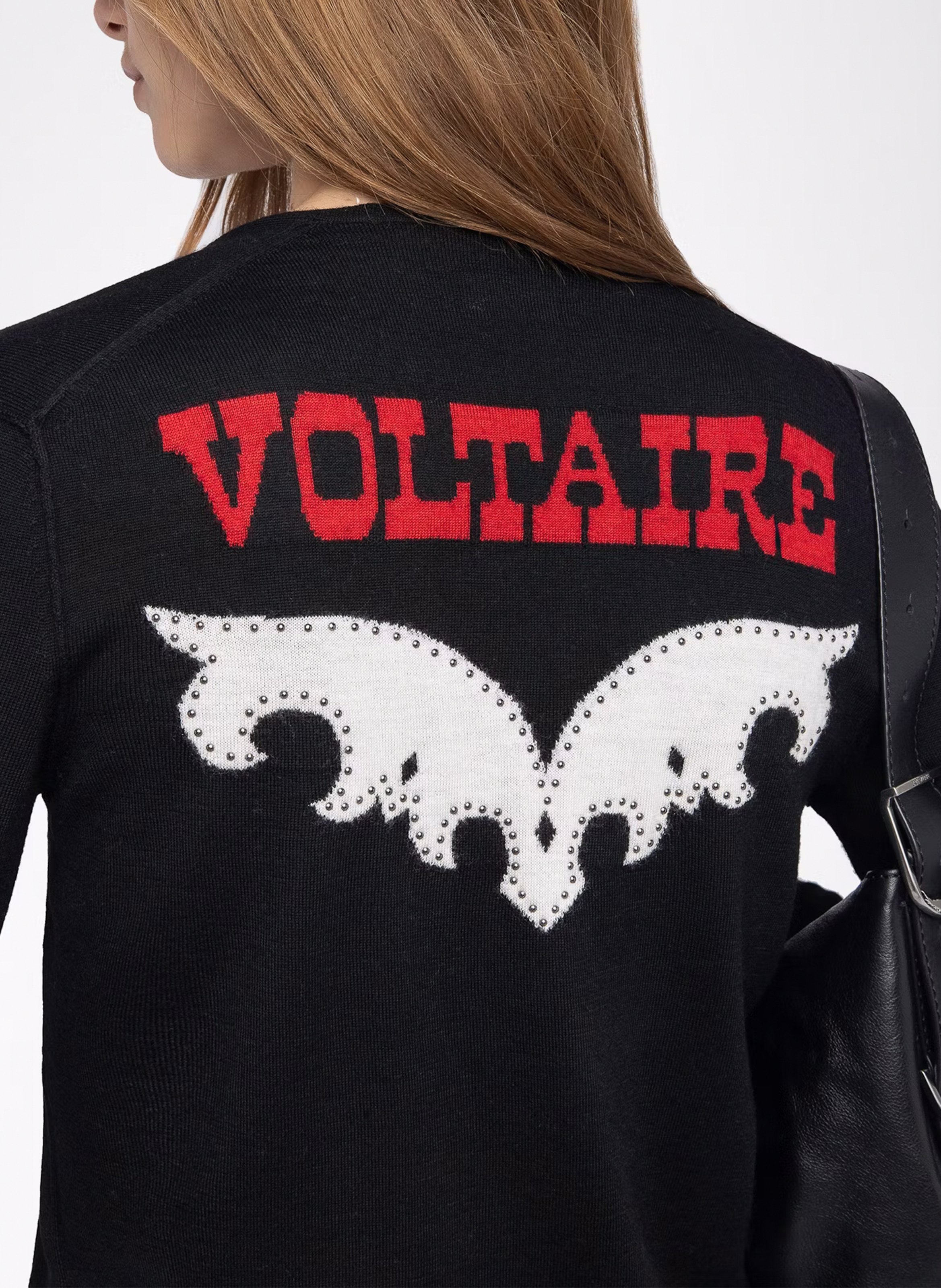 Pull droit en laine nosfa ZADIG&VOLTAIRE Noir